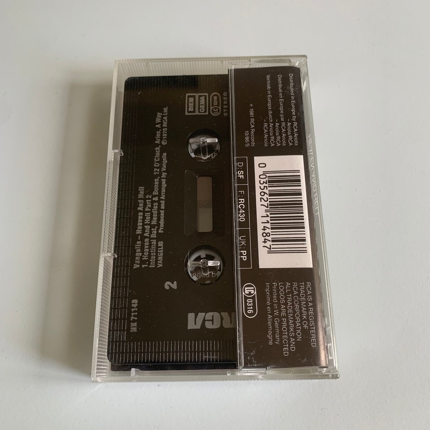 Vangelis - Heaven And Hell - 1986 Occasion