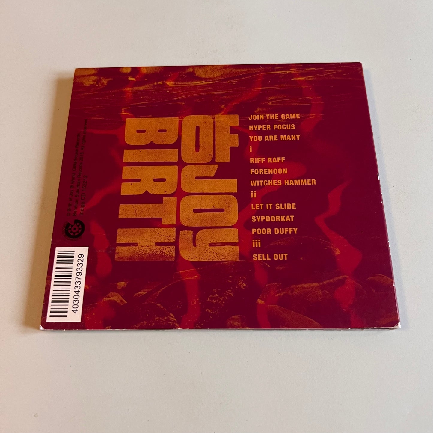 CD - Birth Of Joy - Hyper Focus - 2018