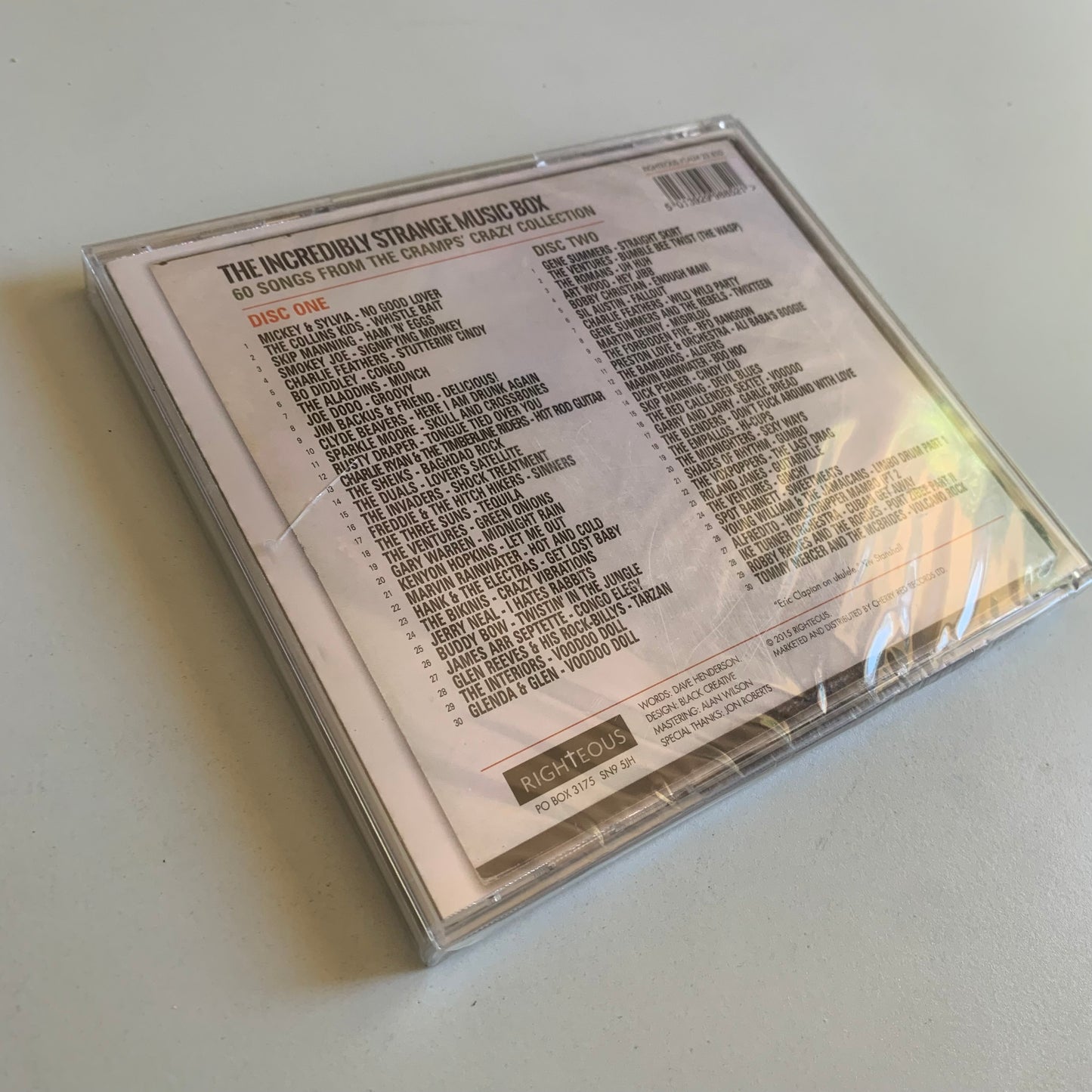 60 Songs From The Cramps’ Crazy Collection: The Incredibly Strange Music Box - 2015 Neuf sous Blister