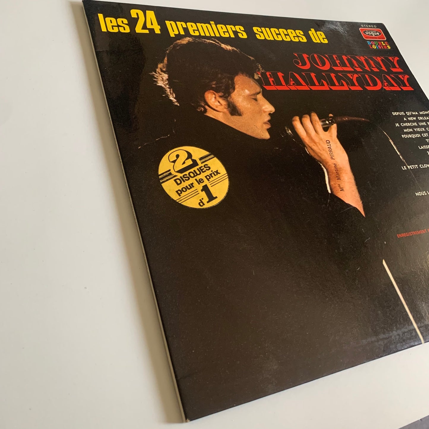 Johnny Hallyday - Les 24 Premiers Succès - Double LP 1971 Occasion