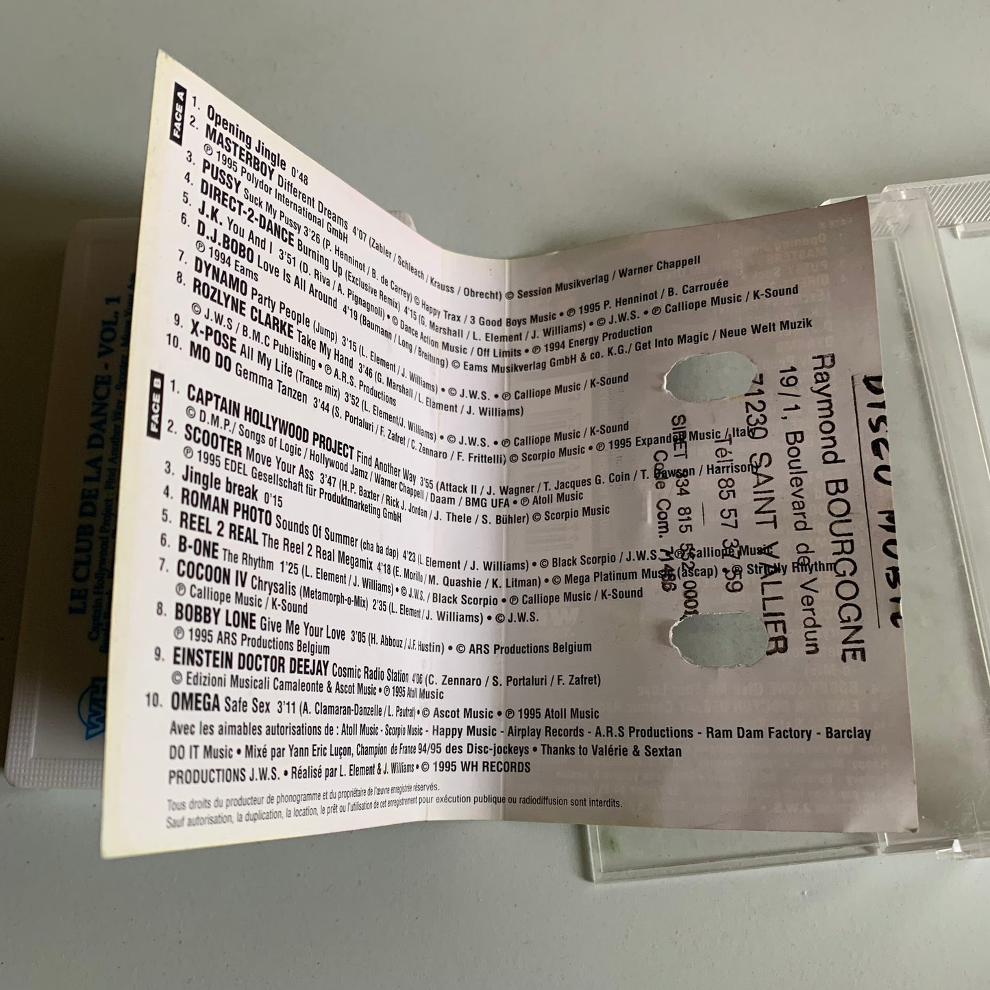 Variétés - Le Club De La Dance Volume 1 - 1995 Occasion