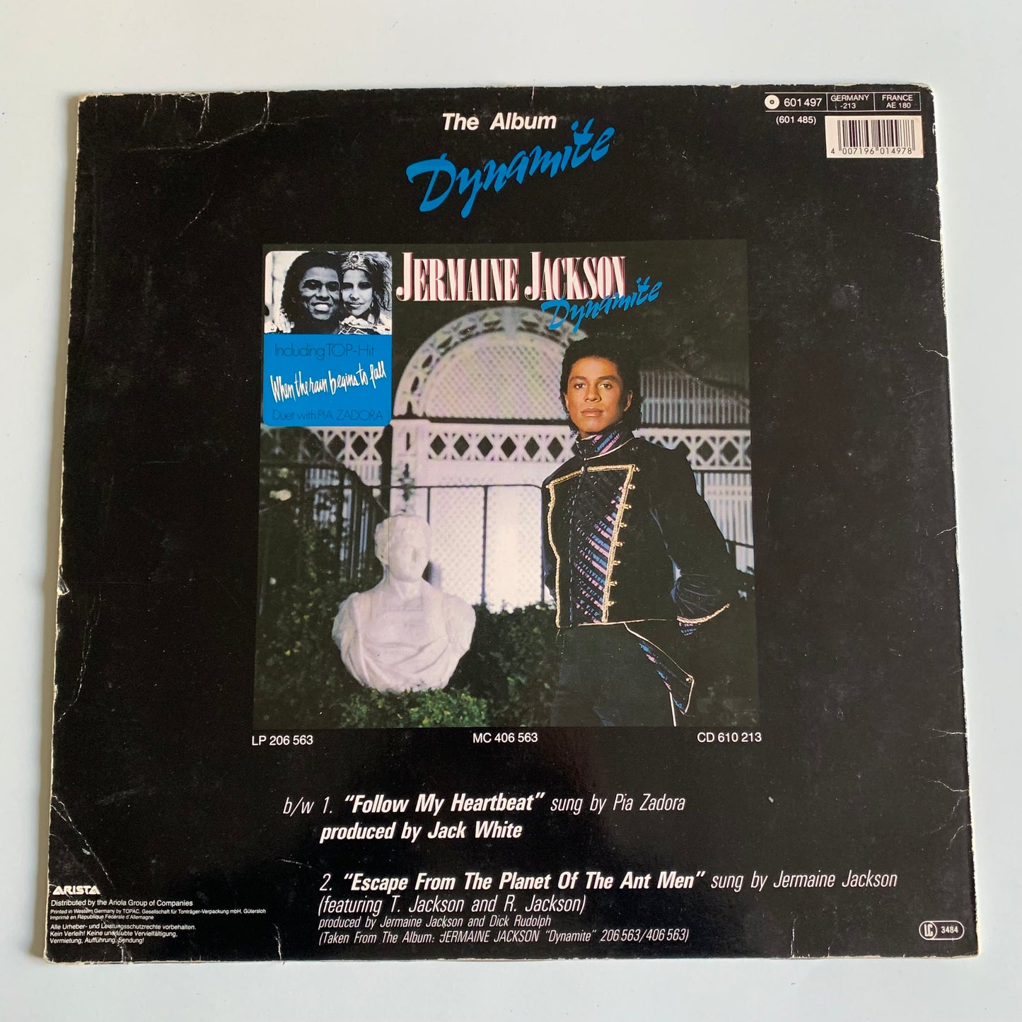 Jermaine Jackson - Pia Zadora - When The Rain Begins To Fall - Single 1984