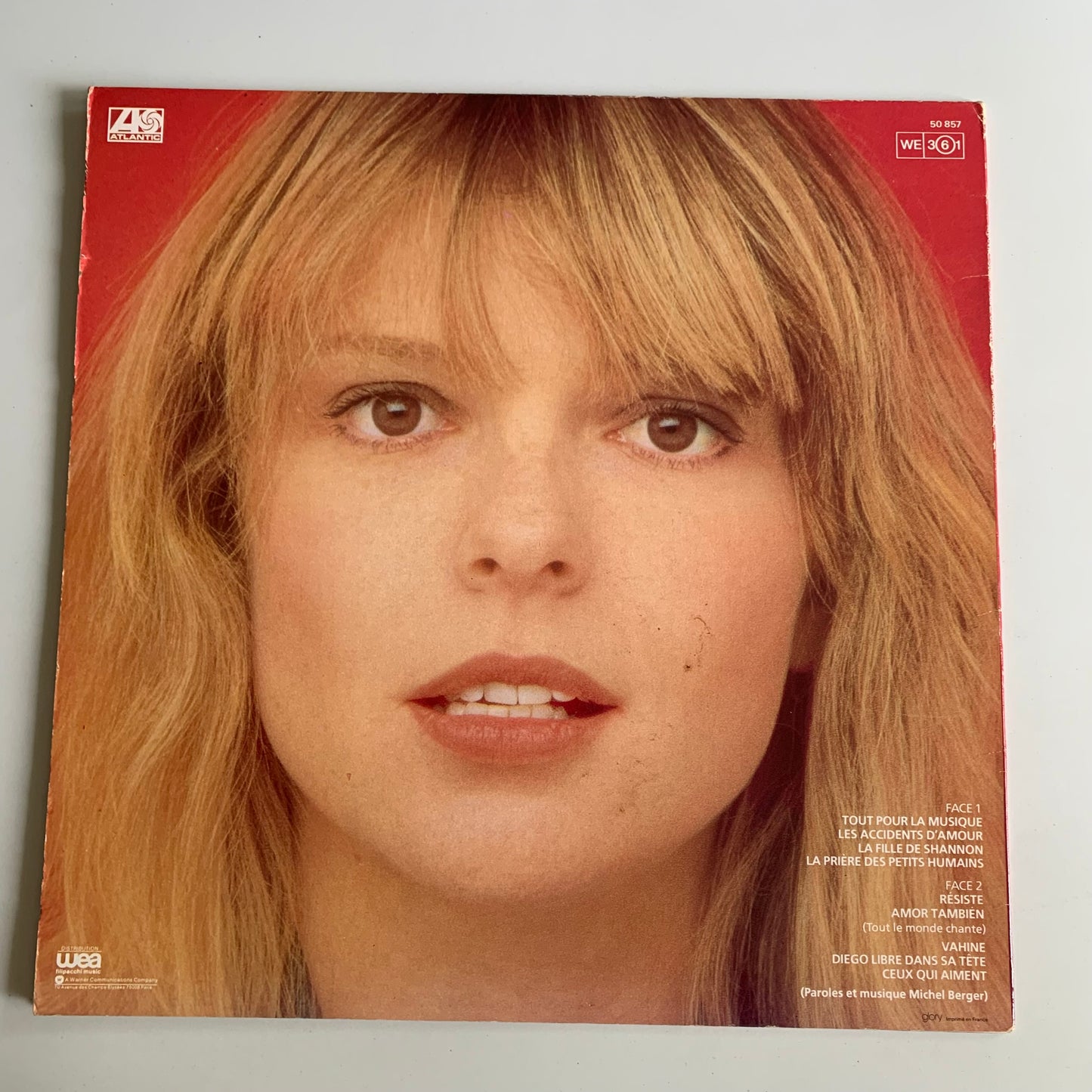 France Gall - Tout Pour La Musique - LP 1981 Occasion