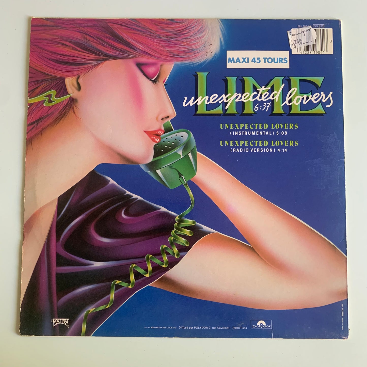 Lime - Unexpected Lovers - 1985 Occasion