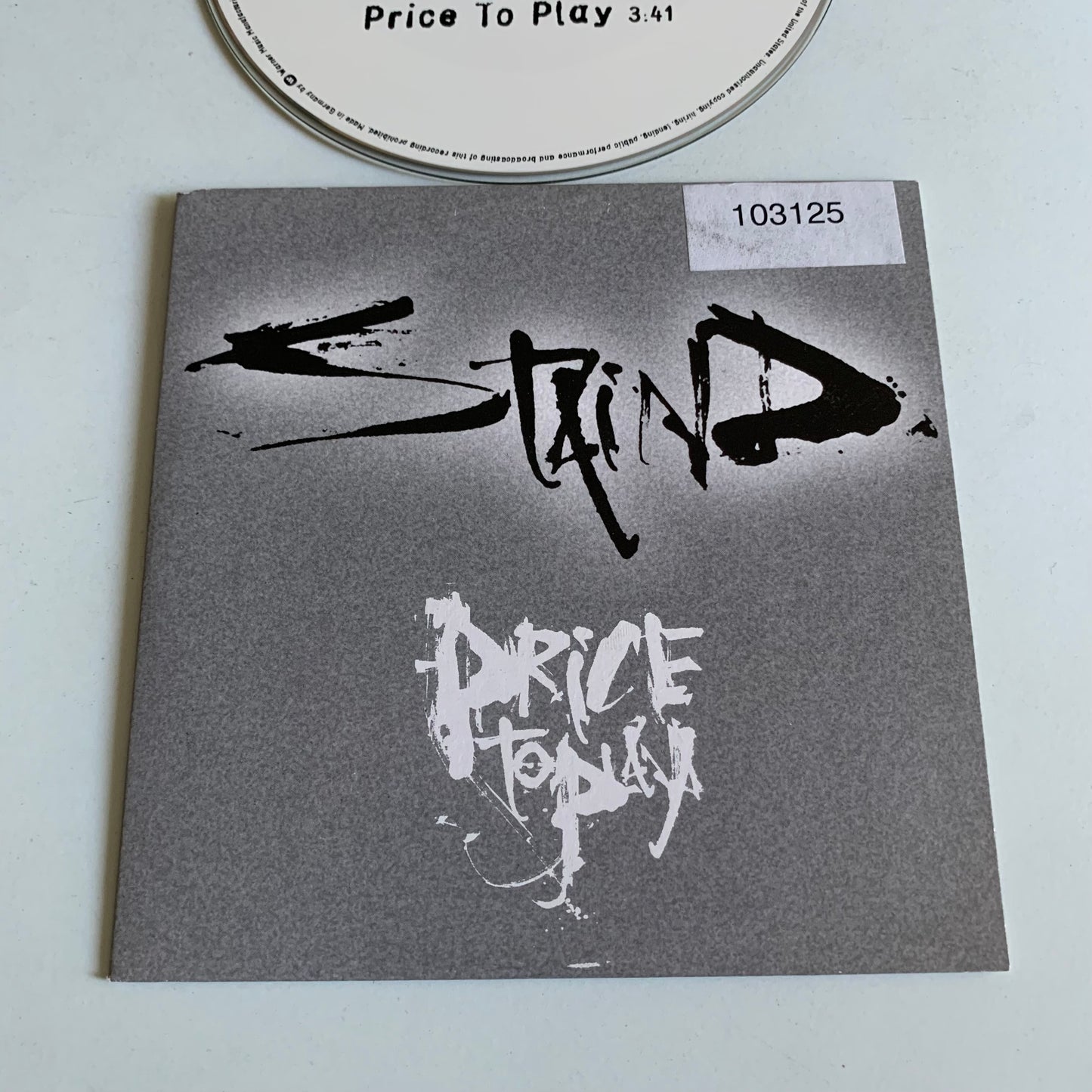 CD - Staind - Price To Play - Single 2003 Promo - Occasion