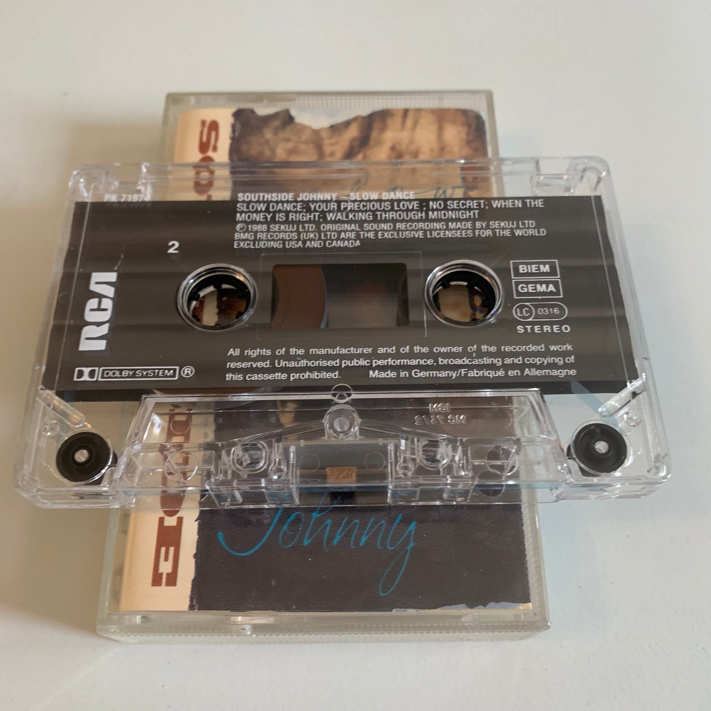 Southside Johnny - Slow Dance - 1988 Occasion