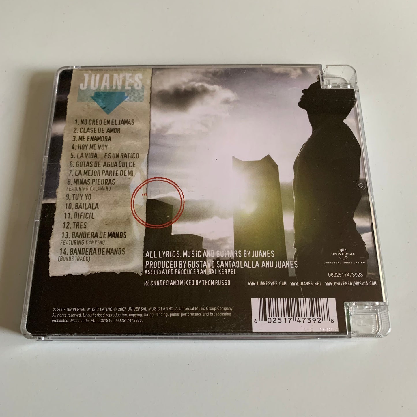 CD - Juanes - La Vida Es Un Ratico - 2007 Occasion