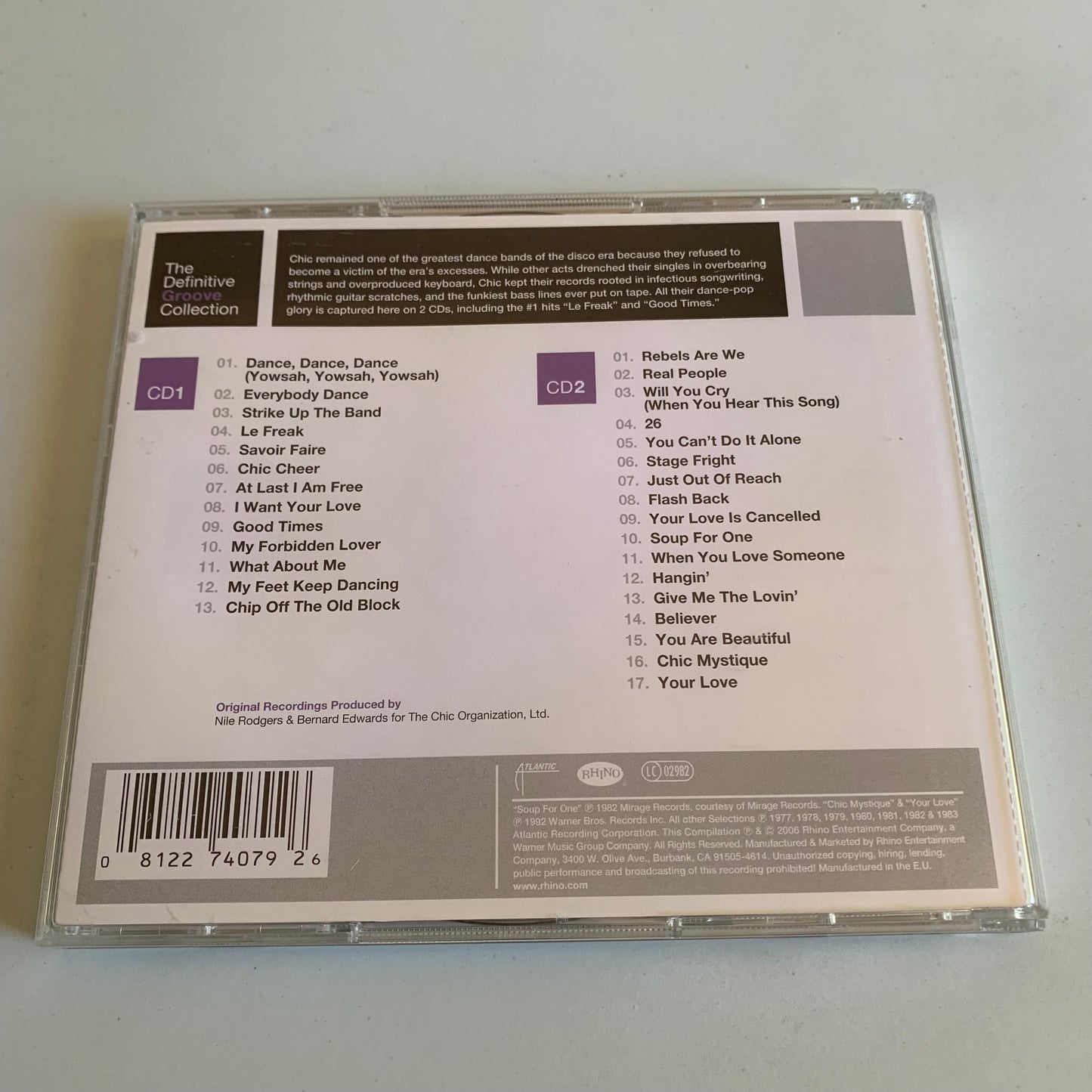 Chic - The Definitive Groove Collection - 2006 Occasion