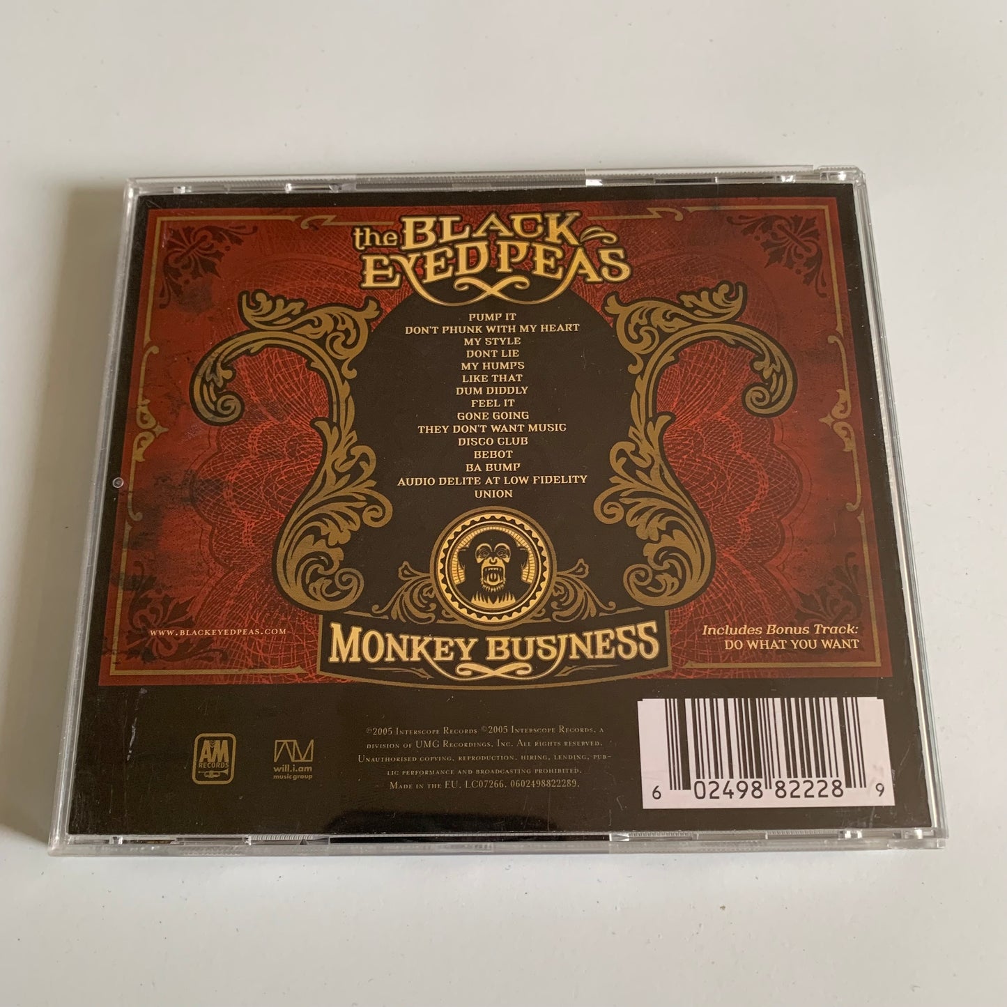 CD - The Black Eyed Peas - Monkey Business - 2005 Occasion