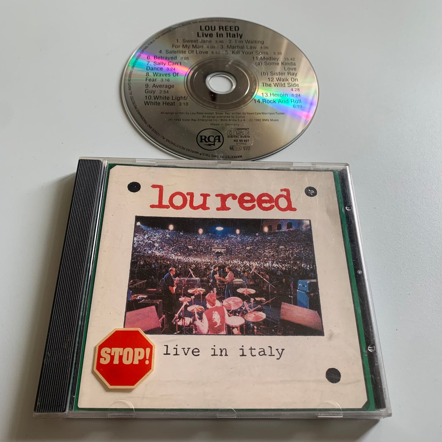 Lou Reed - Live In Italy - 1992 Occasion