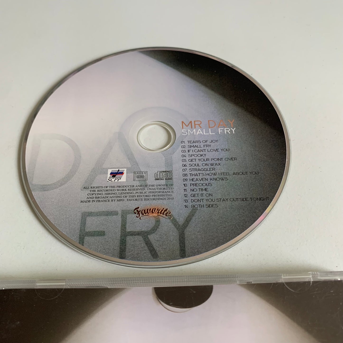 CD - Mr Day - Small Fry - 2010 Occasion