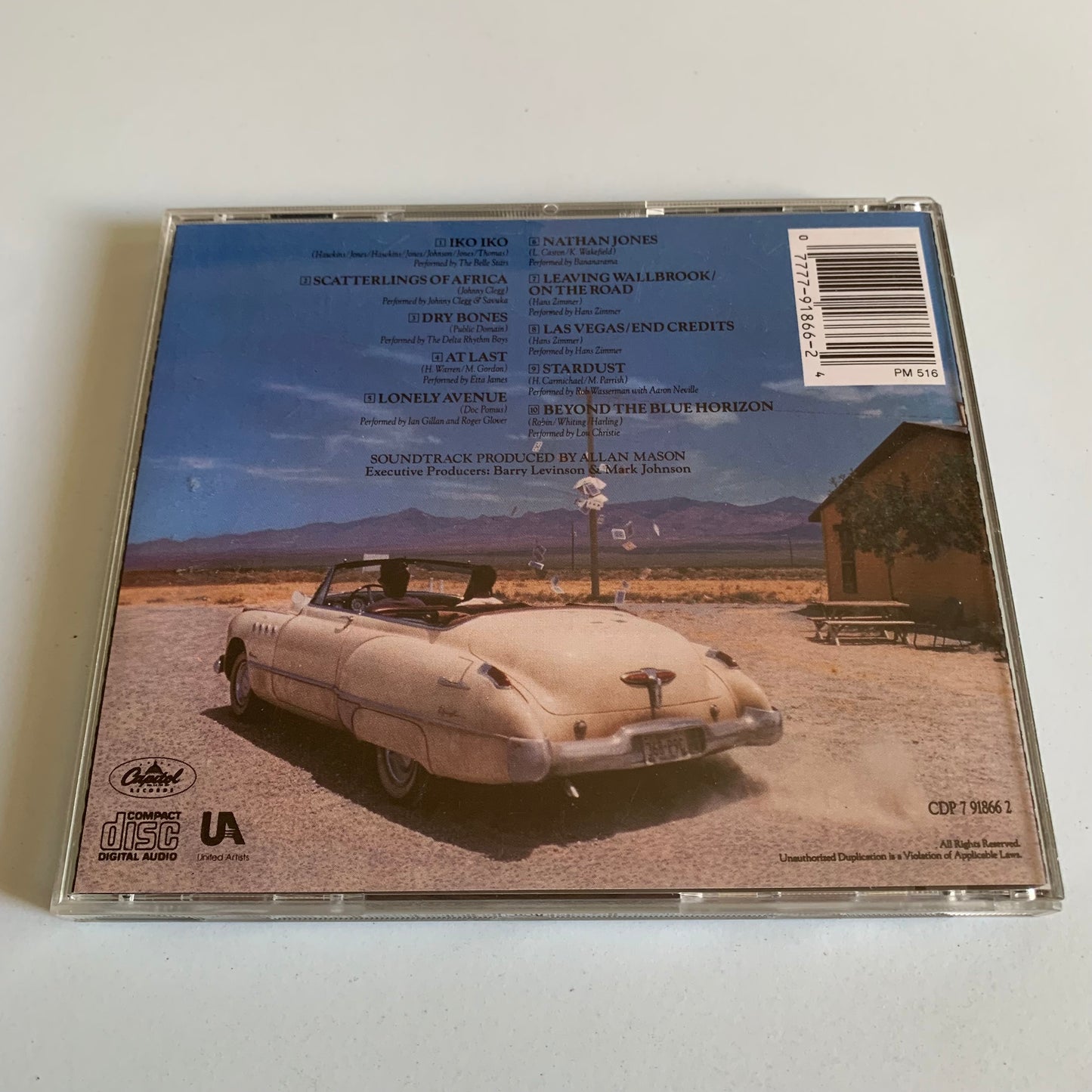Variétés Compilation - Rain Man (Original Motion Picture Soundtrack) - 1989 Occasion