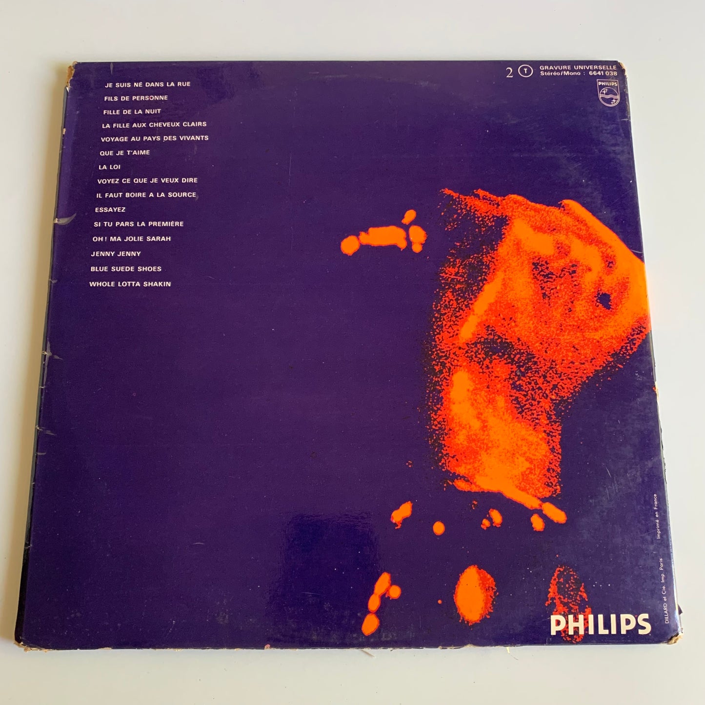 Johnny Hallyday - Live At The Palais Des Sports - Double LP 1971 Occasion