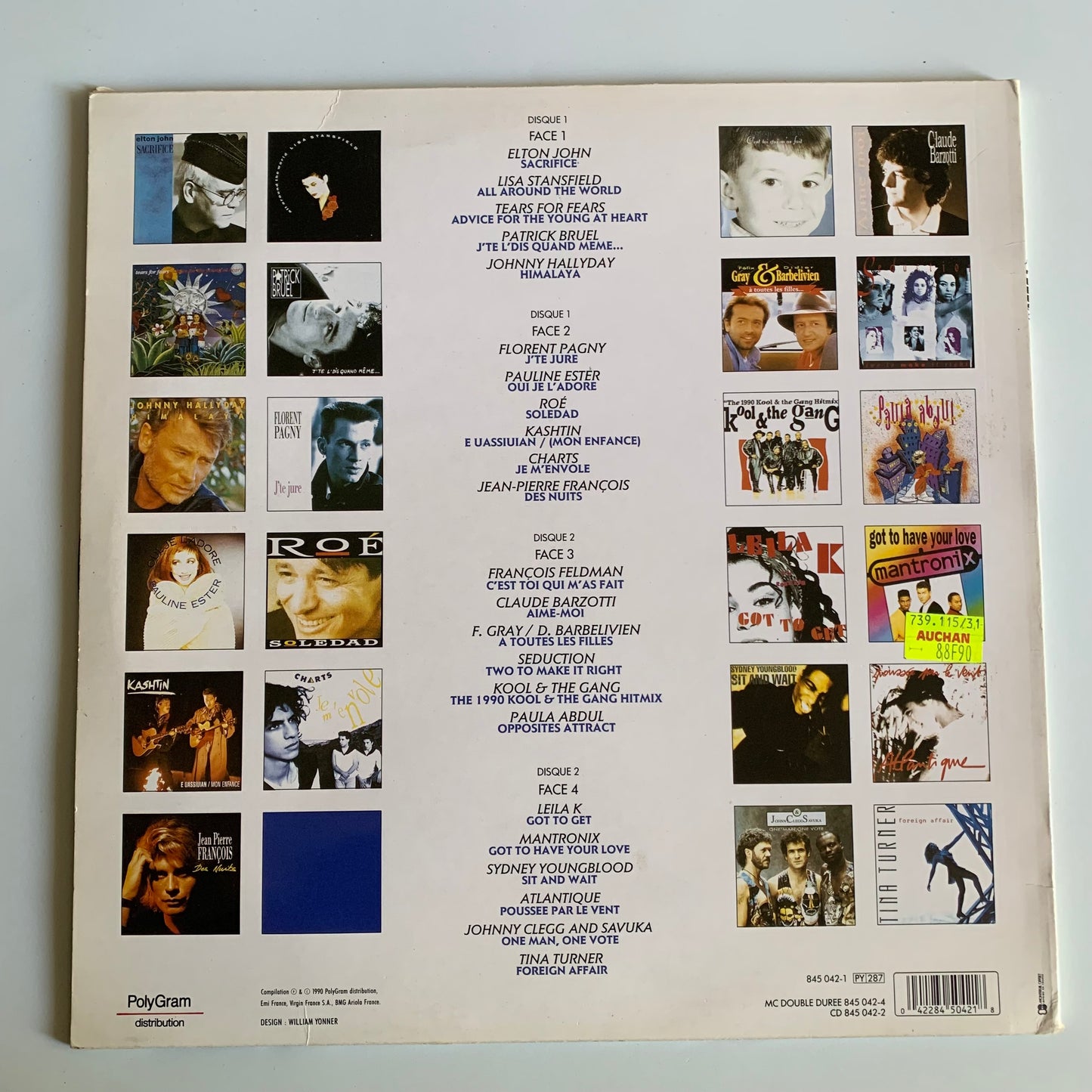 Variétés Compilation - Les Tubes 3 - Double LP 1990 Occasion
