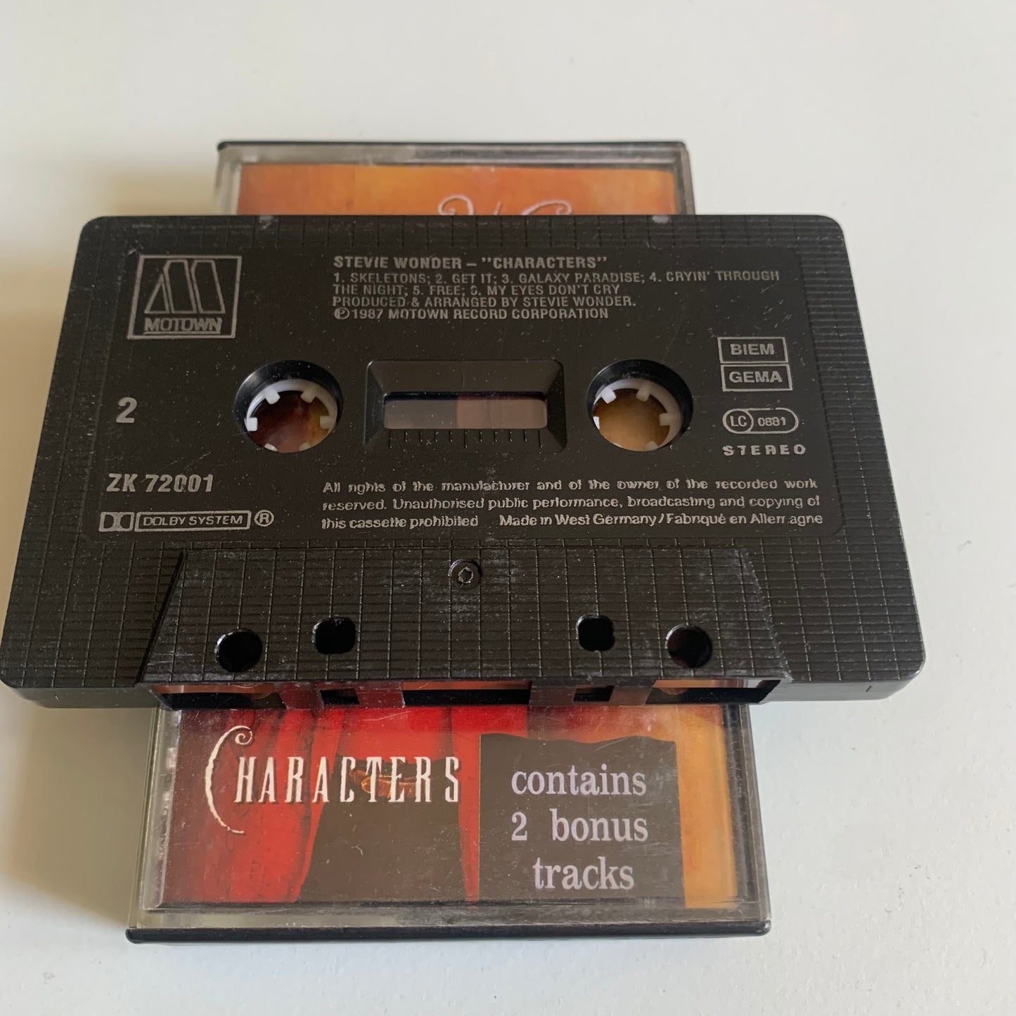 Stevie Wonder - Characters - 1987 Occasion