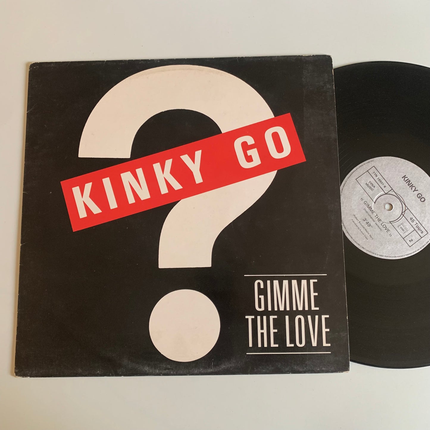 Kinky Go - Gimme The Love - Maxi 45t. 1987 Occasion