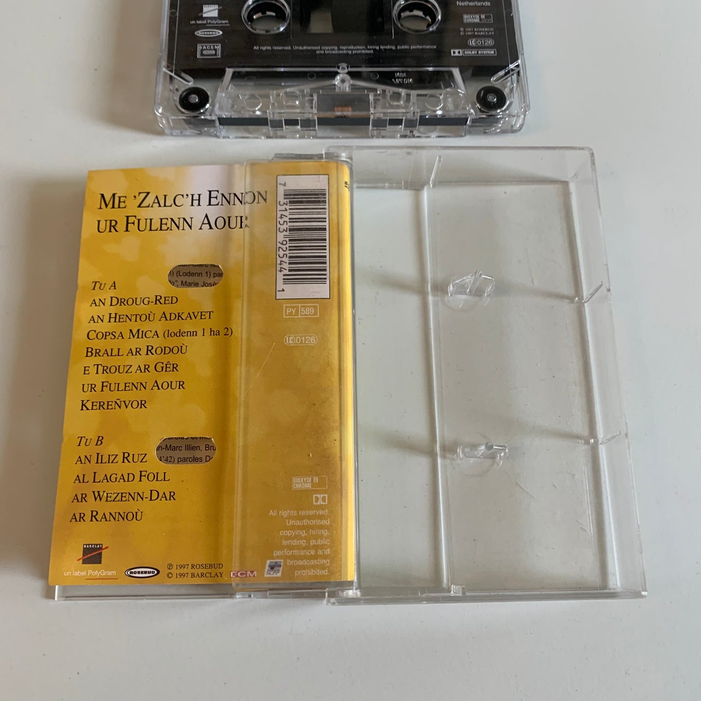 Denez Prigent - Me Zalc’h Ennon Ur Fulenn Aour - 1997 Occasion