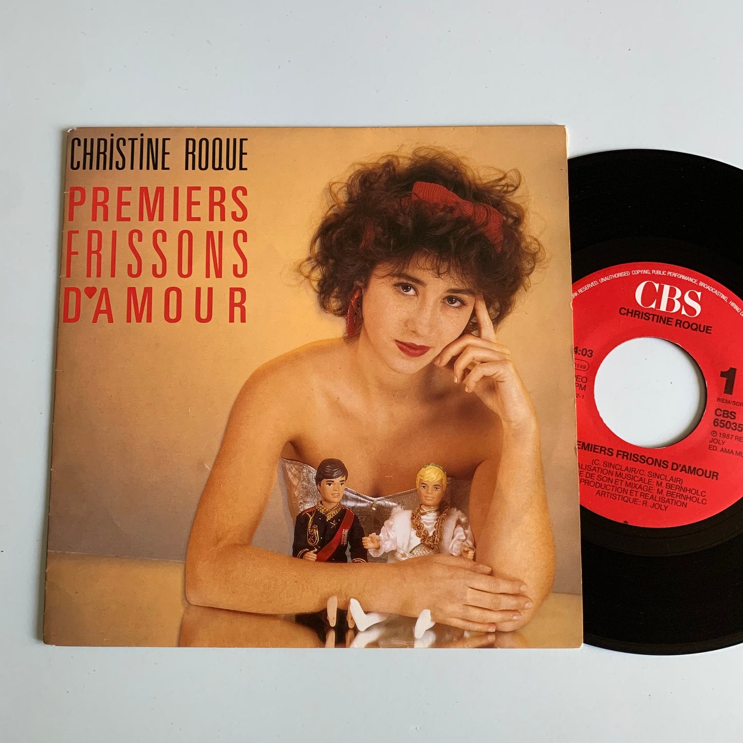Christine Roque - Premiers Frissons D'Amour - 1987 Occasion