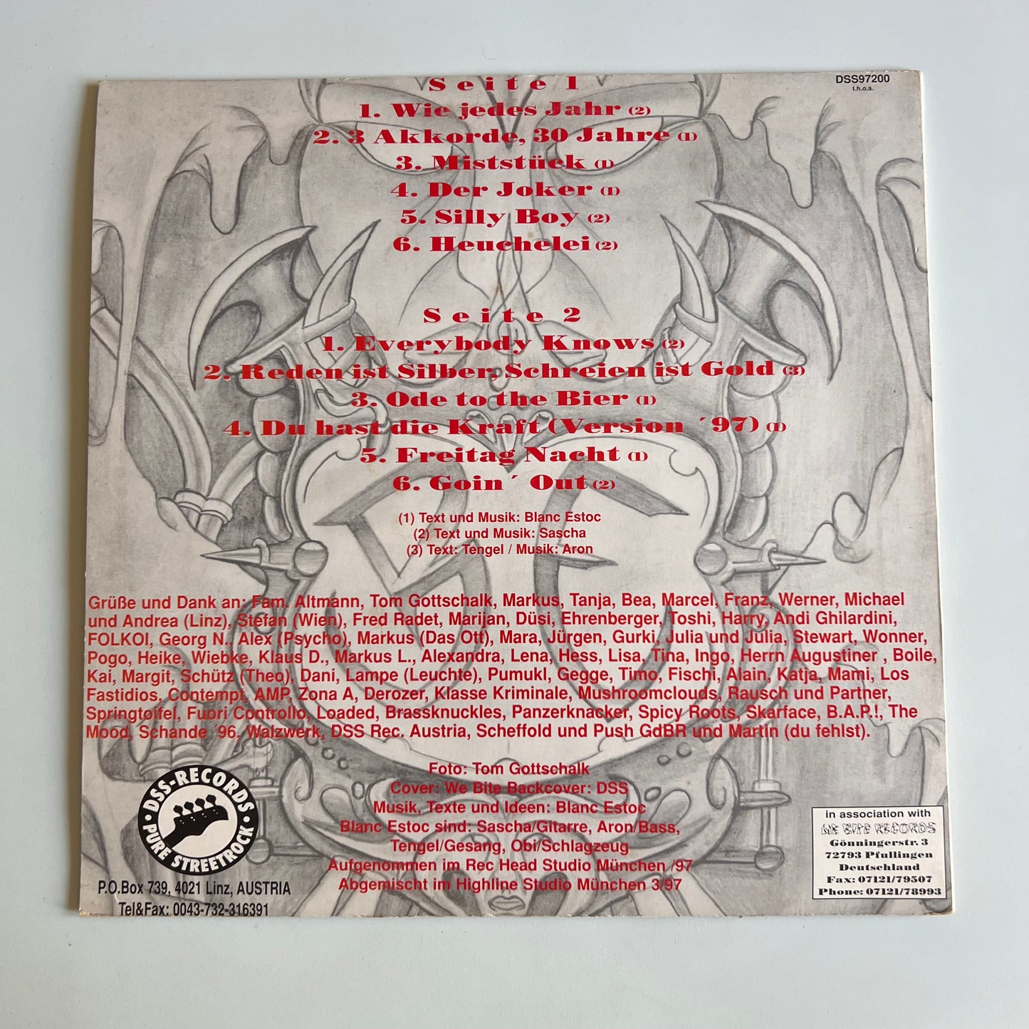 Blanc Estoc - Miststück - LP 1997