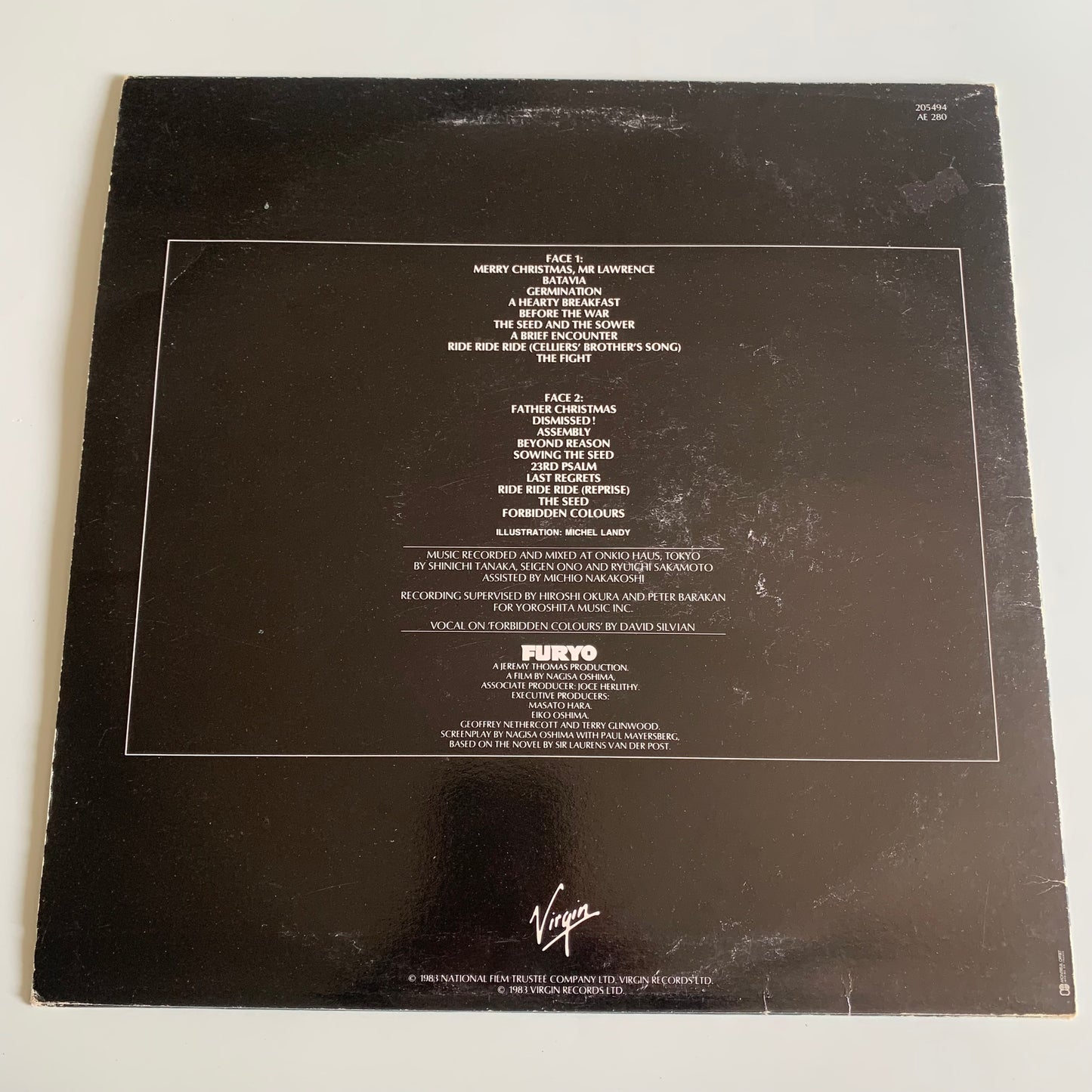 Ryuichi Sakamoto - Furyo - Bande Originale Du Film - 1983 Occasion