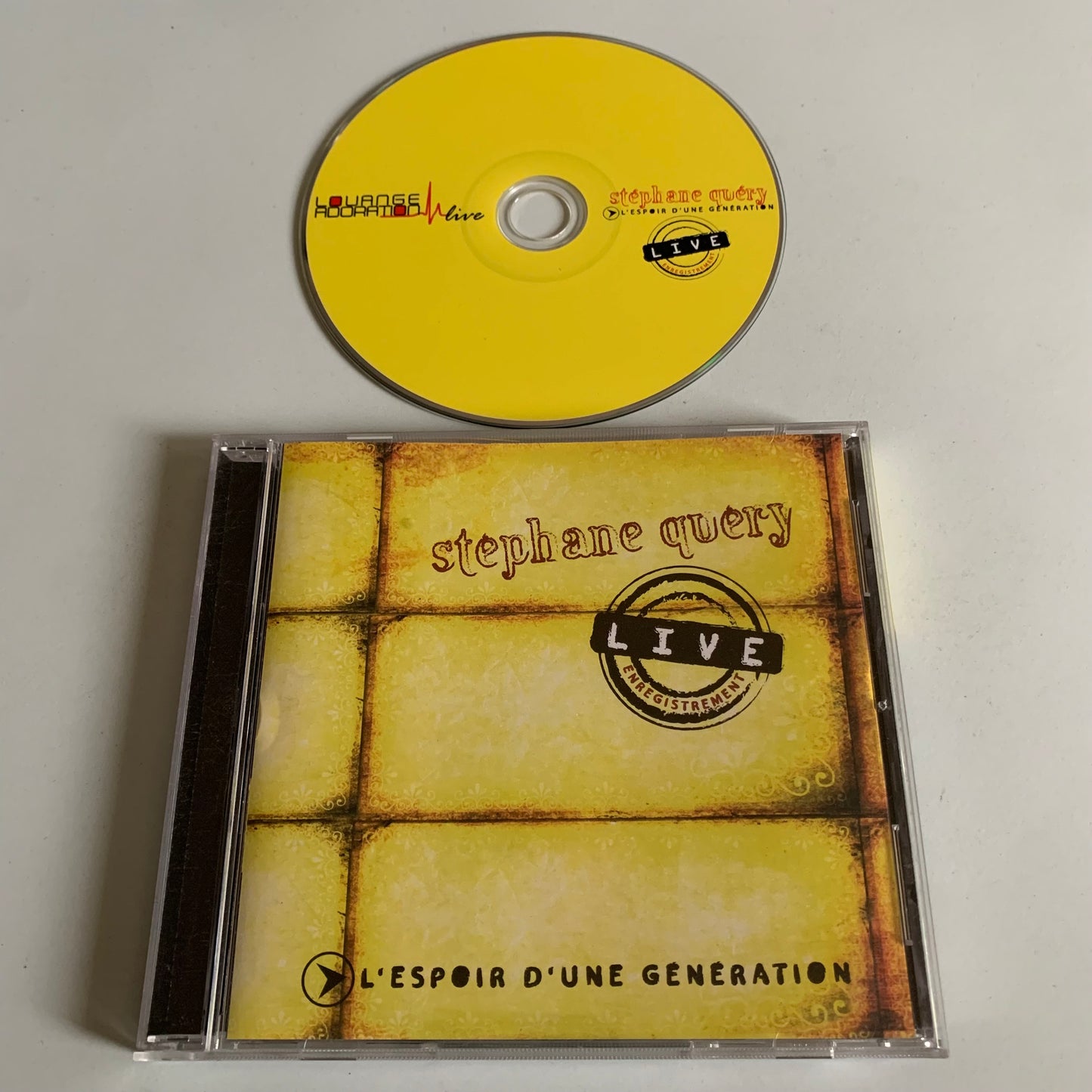 CD - Stephane Query - Live - L’Espoir d’une Génération - Occasion