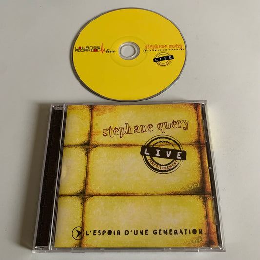 CD - Stephane Query - Live - L’Espoir d’une Génération - Occasion