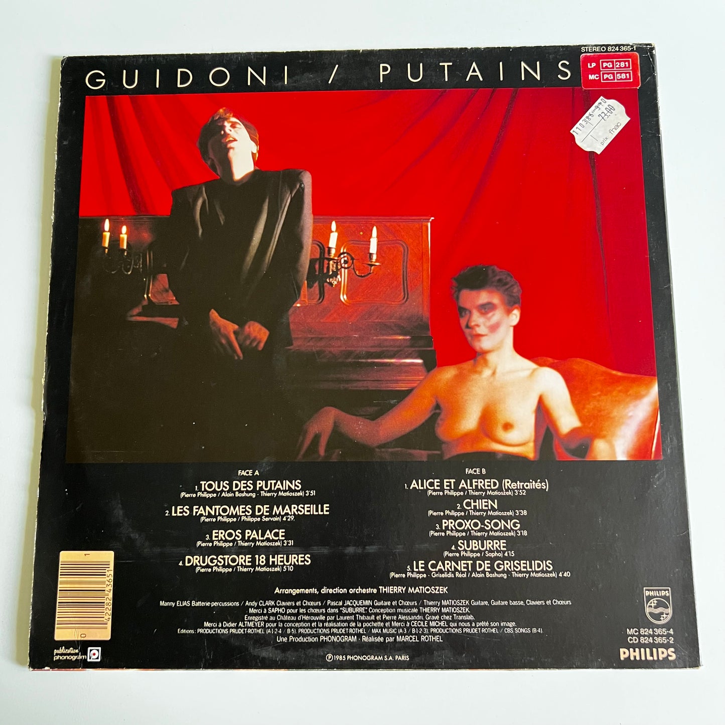 Guidoni - Putains - LP 1985