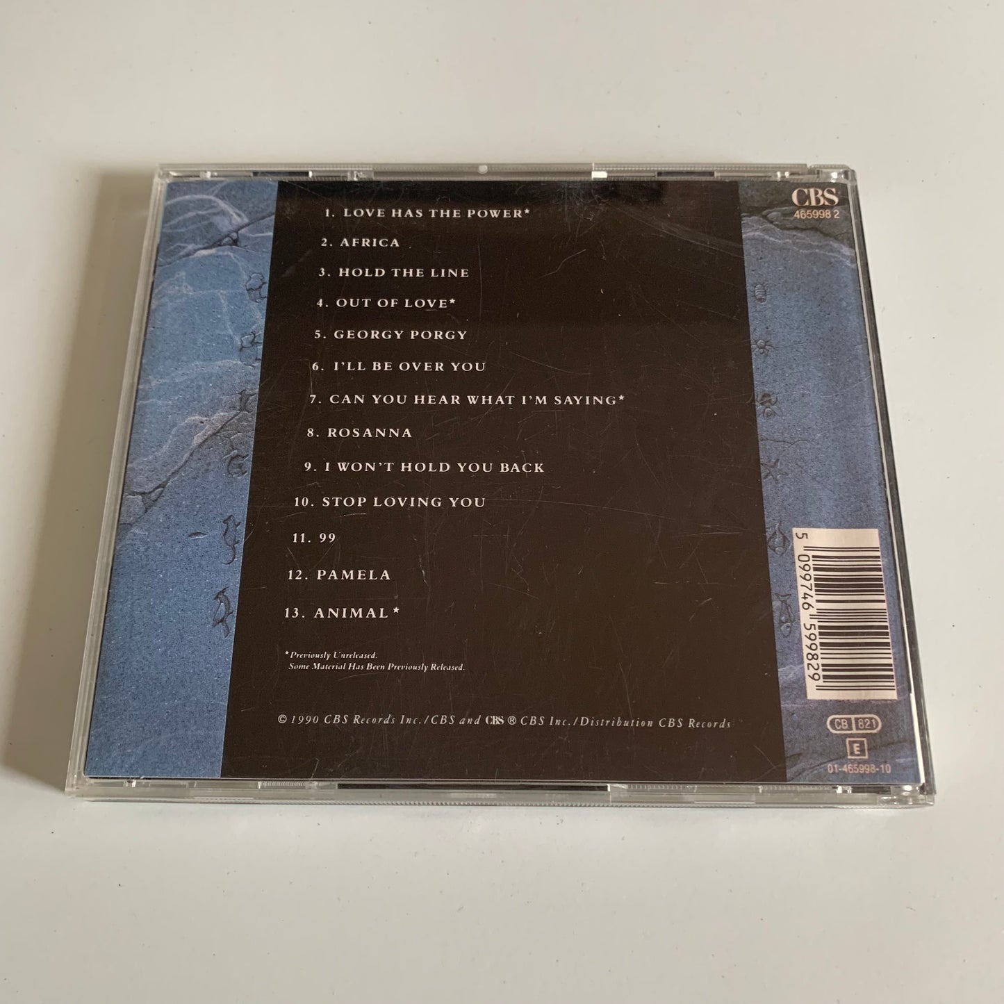 CD - Toto - Past To Present 1977-1990 - Occasion