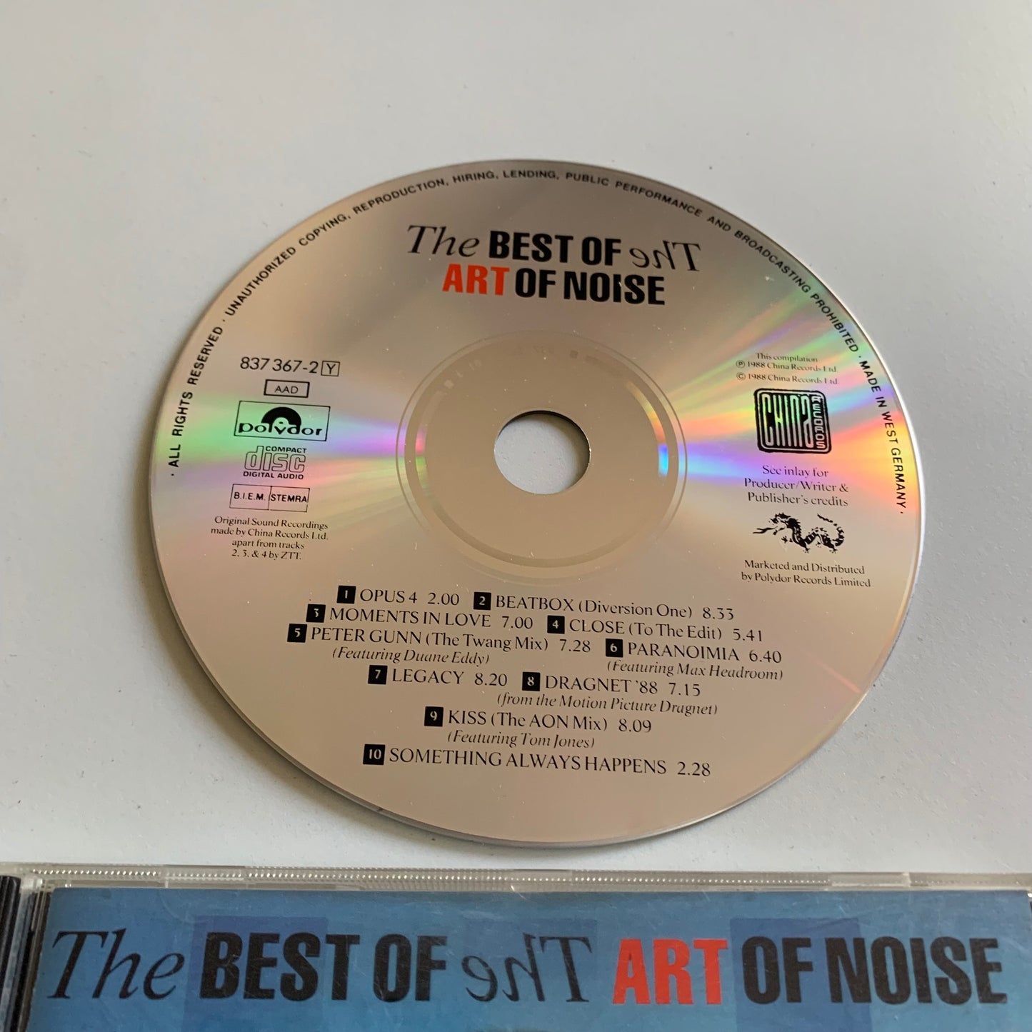 CD - The Art Of Noise - The Best Of - 1988 Occasion