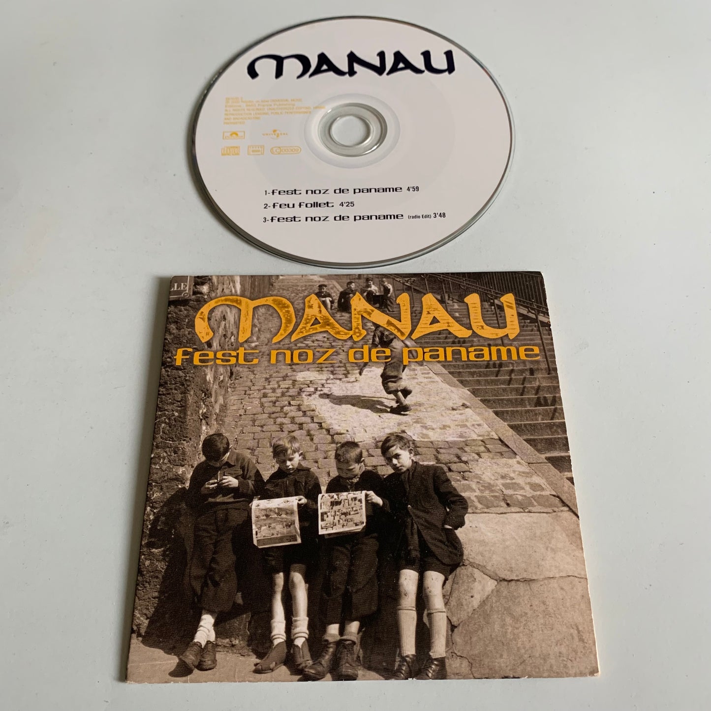 Lot CD Single - Manau - Tribu de Dana - Mais qui est la Belette - Fest Noz de Paname - L’Avenir est un long passé - Occasion
