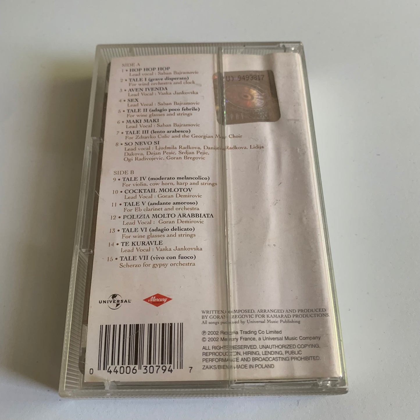 Goran Bregovic - Tales And Songs From Weddings And Funerals - 2002 Occasion