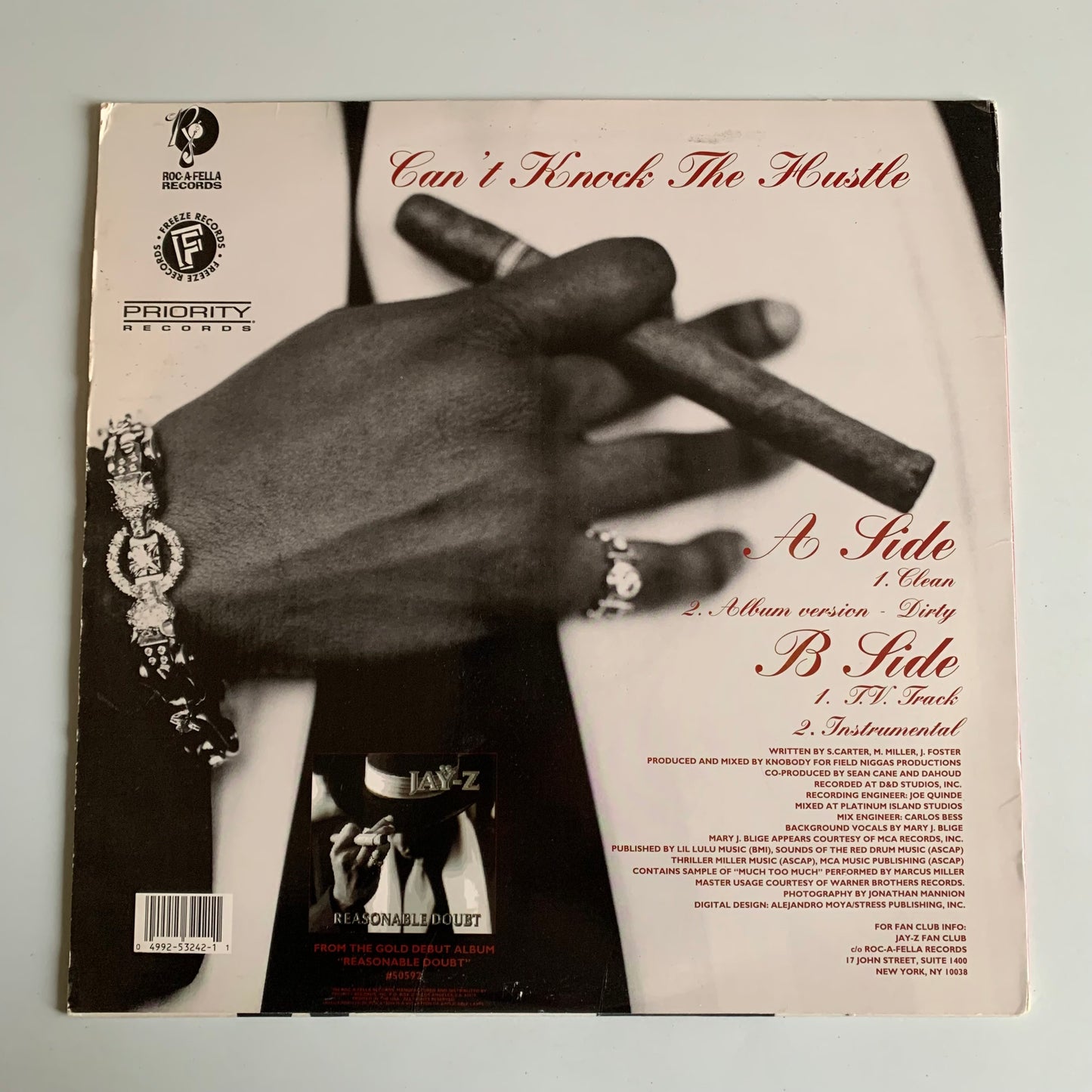 Jay-Z - Can't Knock The Hustle - Single 1996