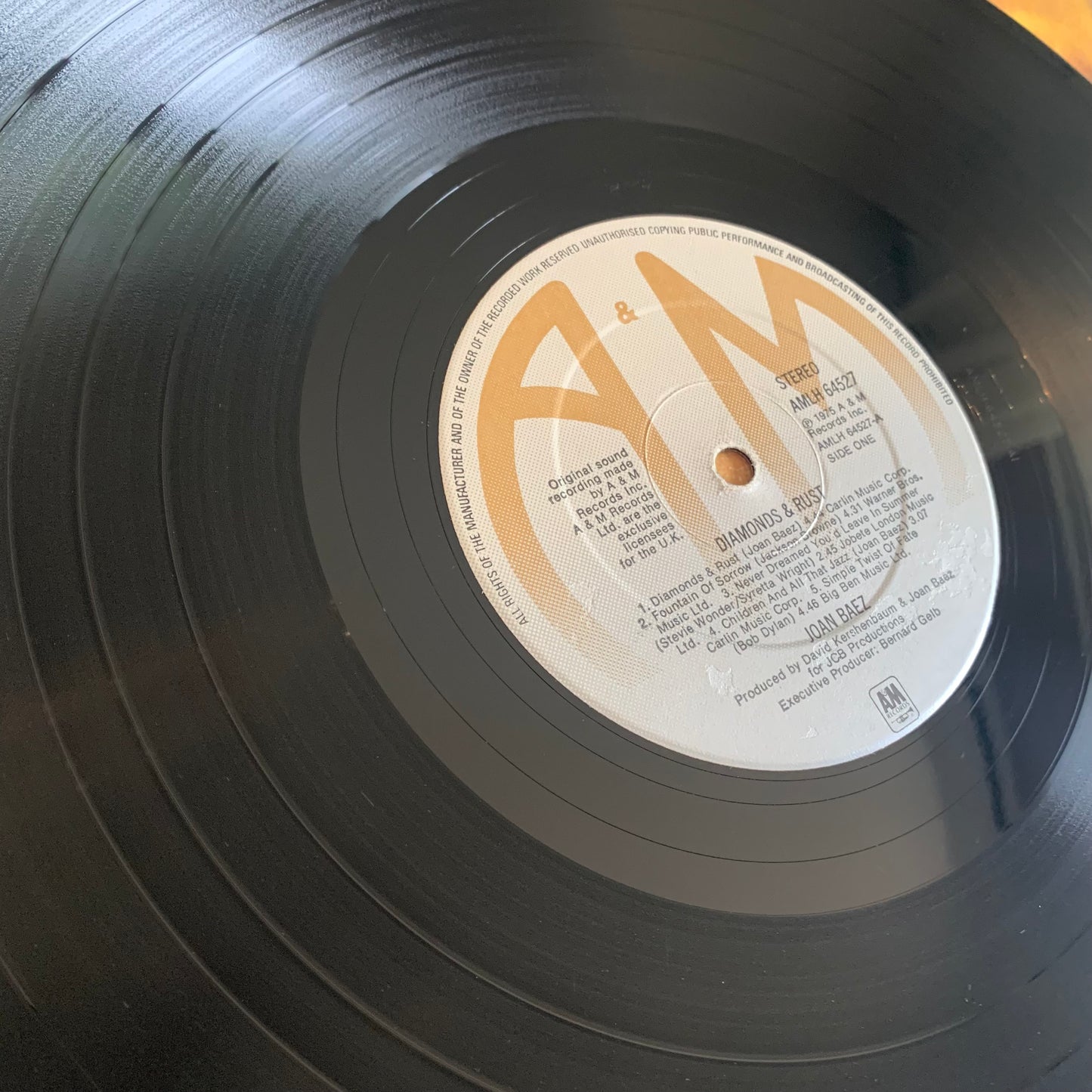 Joan Baez - Diamonds & Rust - LP 1975 Occasion