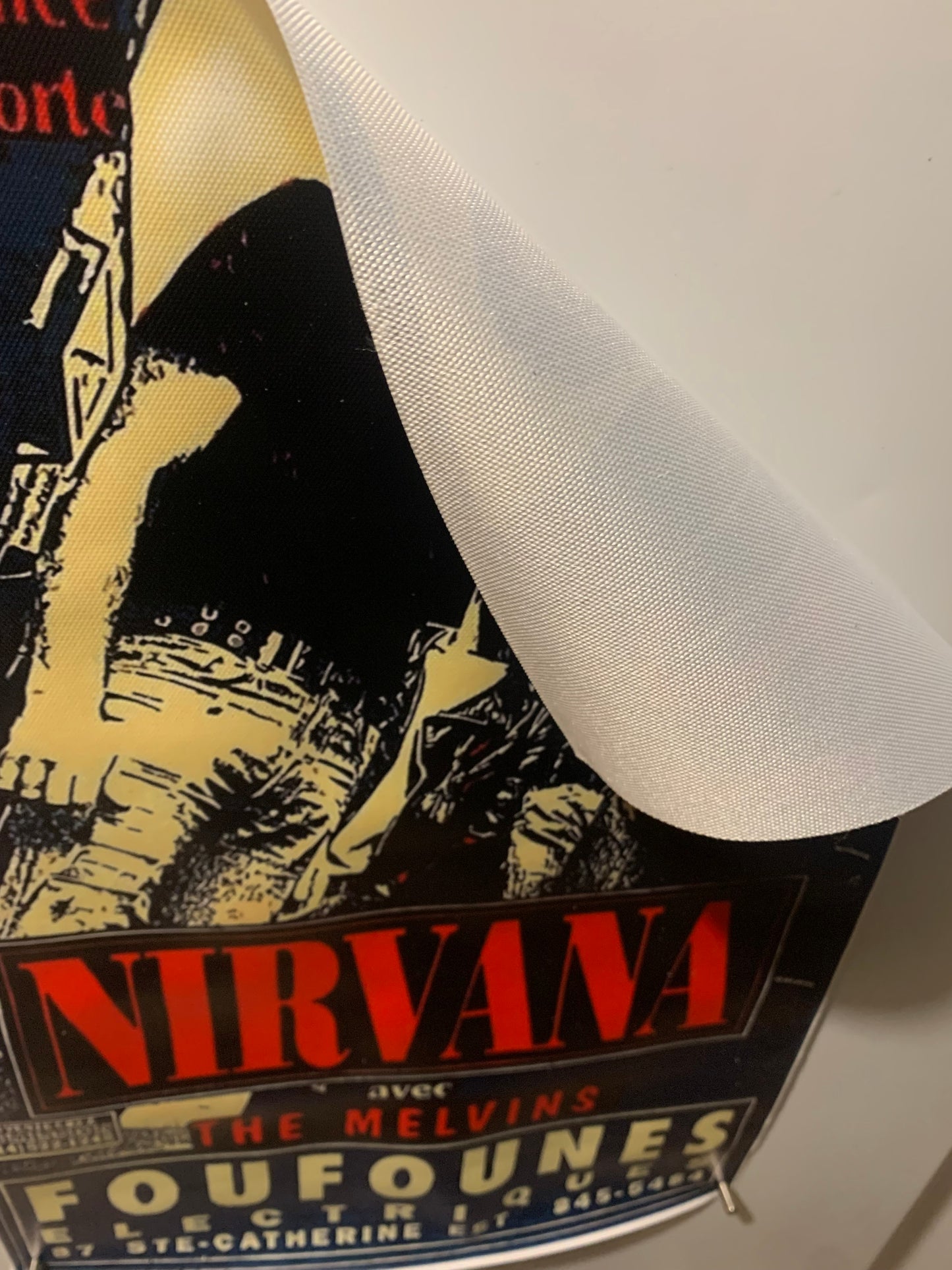 Affiche Poster en Toile - Nirvana - Foufounes Electriques, Montreal 1991 - 45/30cm