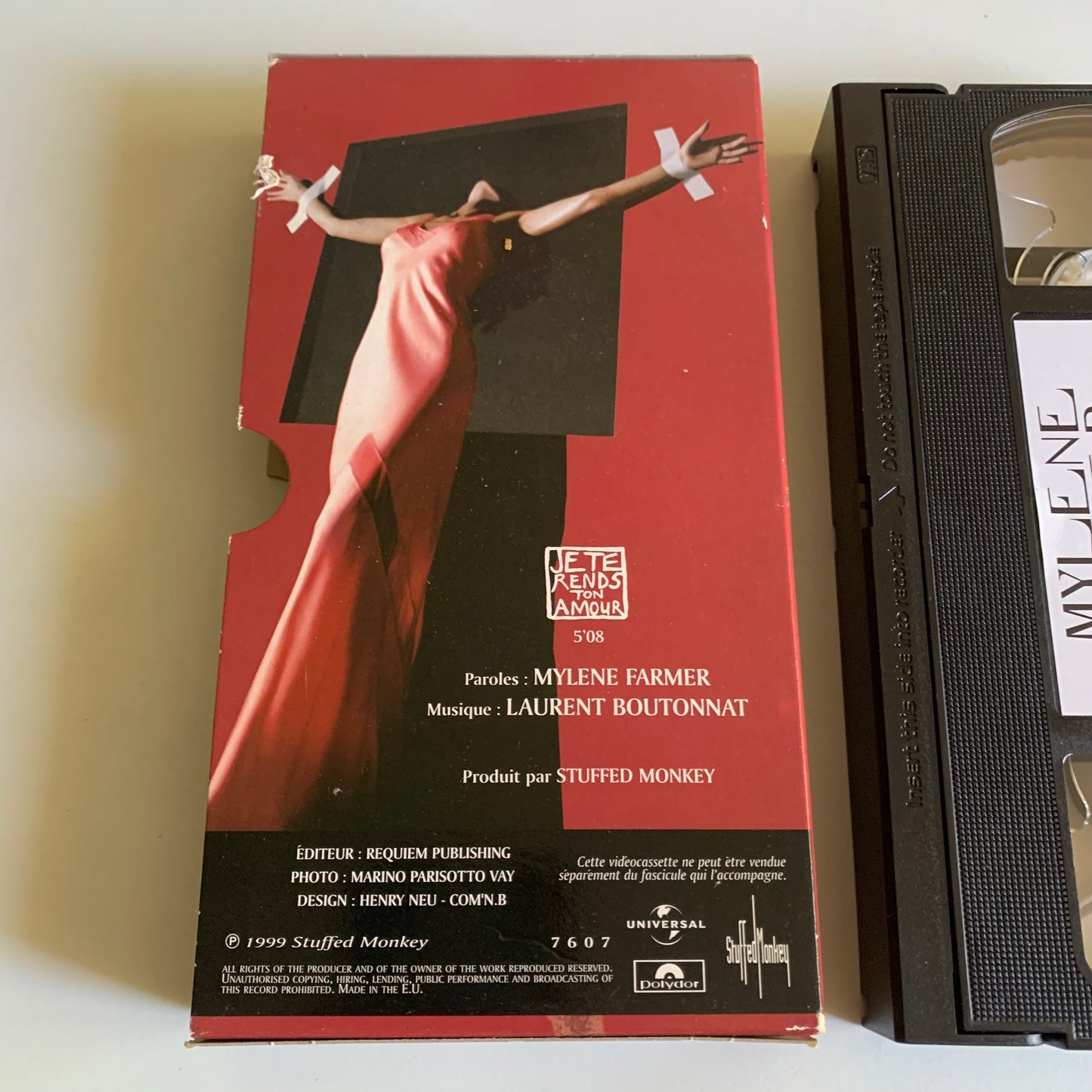 Mylene Farmer - Je Te Rends Ton Amour - VHS 1999 Occasion