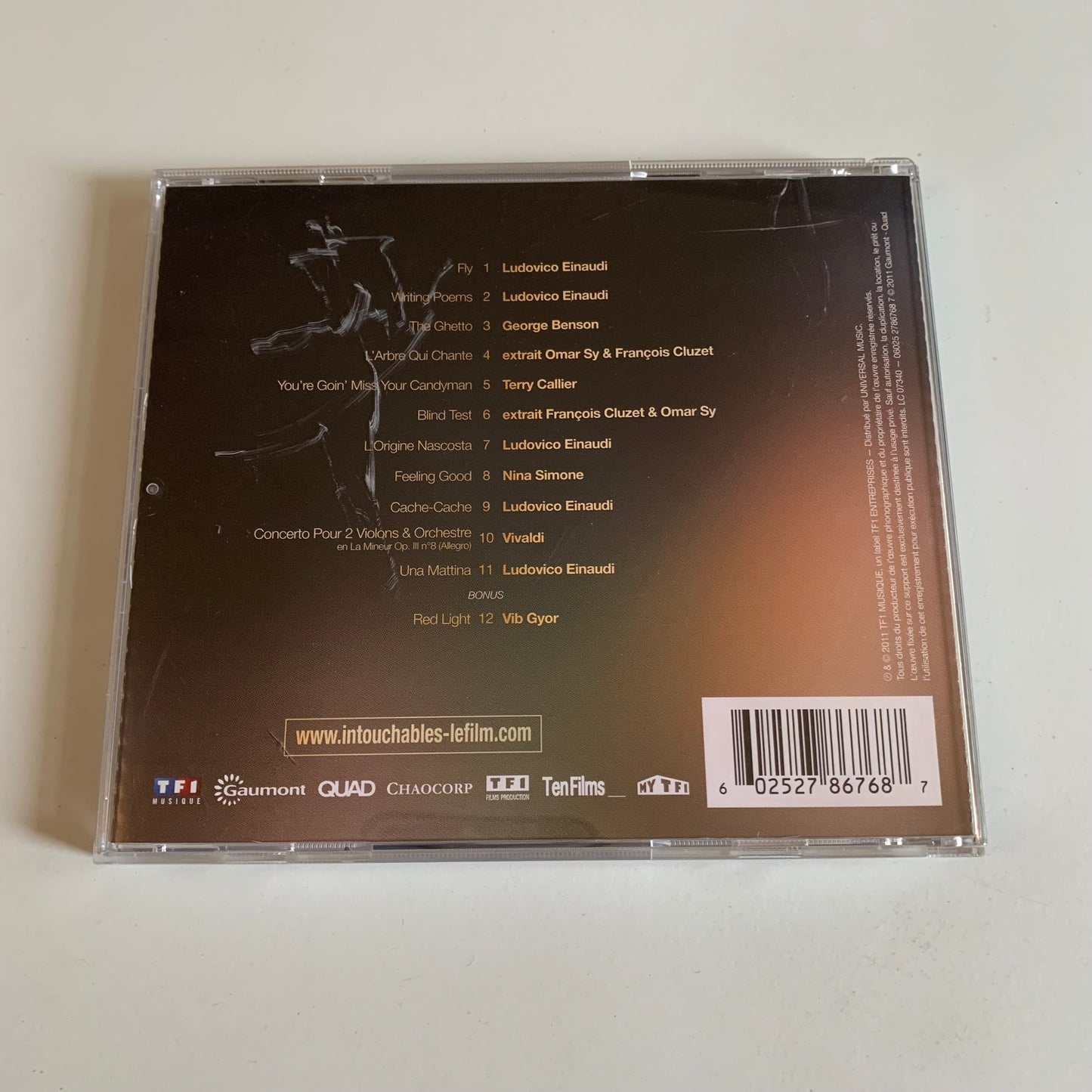 CD - Intouchables La Bande Originale Du Film - 2011 Occasion