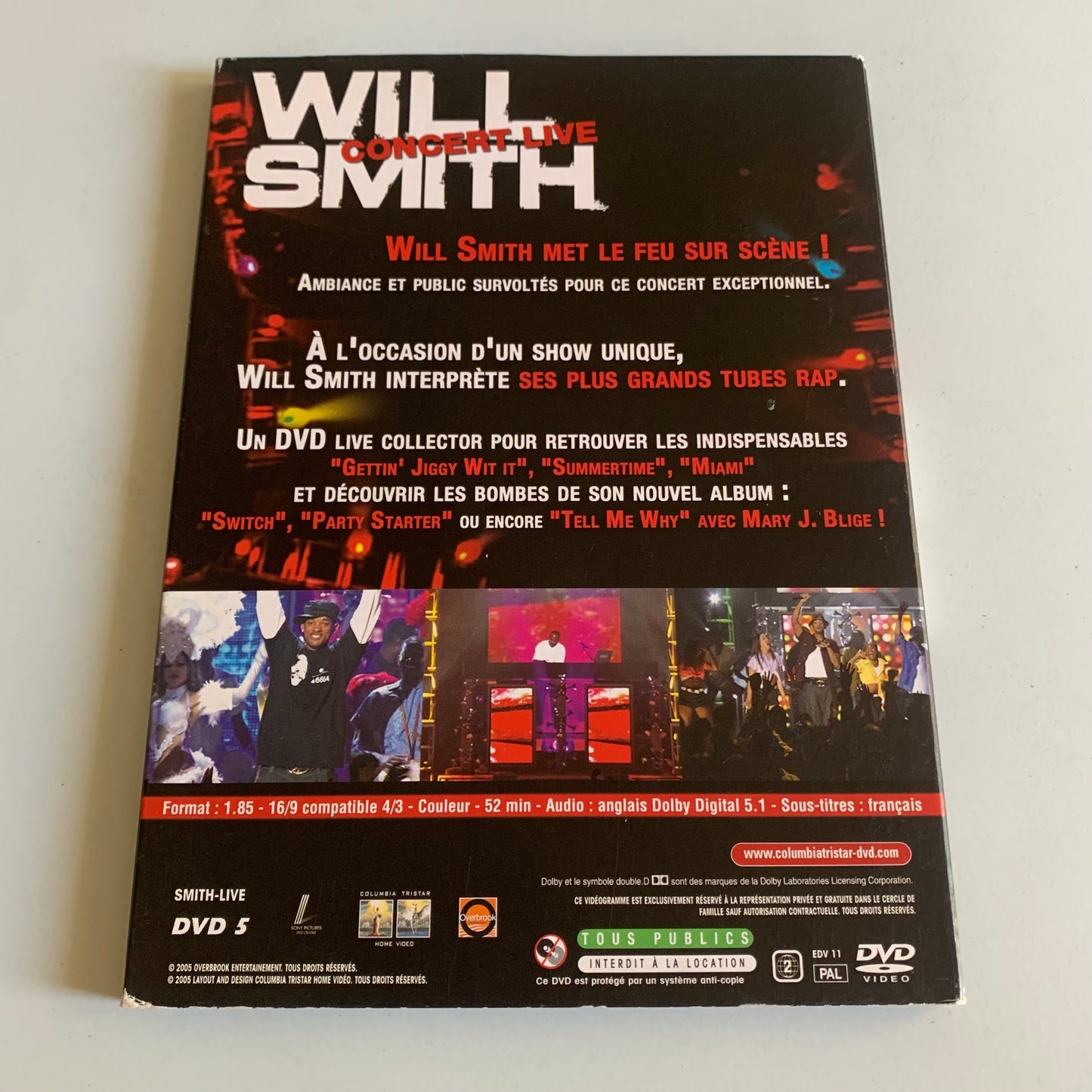 Will Smith - DJ Jazzy Jeff - Concert Live - 2005 Occasion