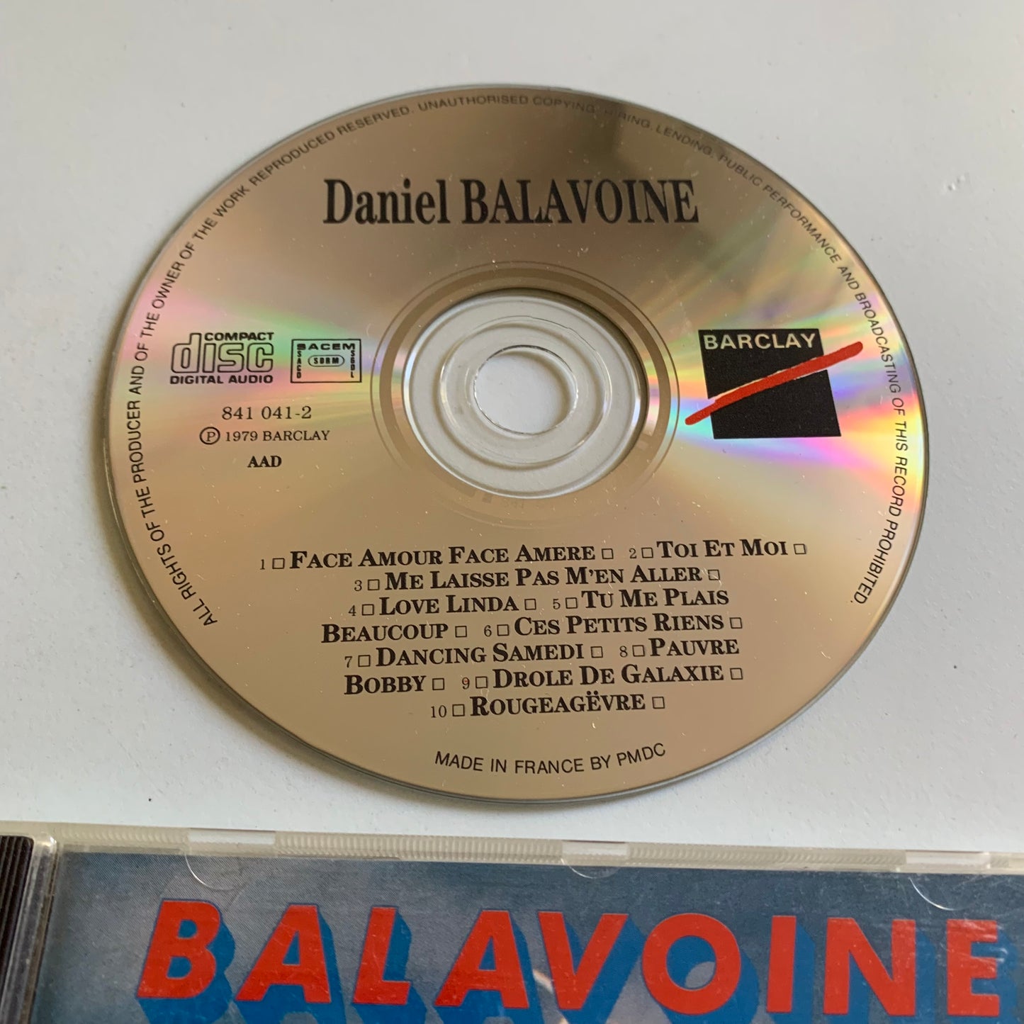CD - Daniel Balavoine - Face Amour Face Amère - Occasion