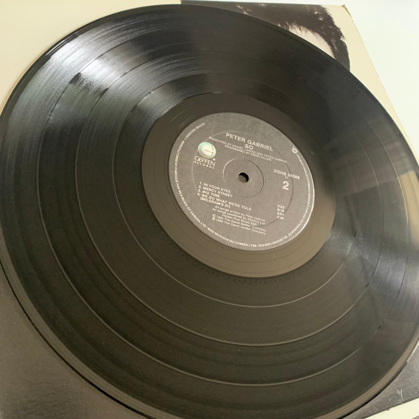 Peter Gabriel - So - LP 1986 Occasion