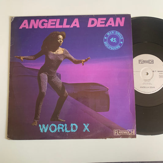 Angella Dean - World X - Maxi Single 1979 Occasion