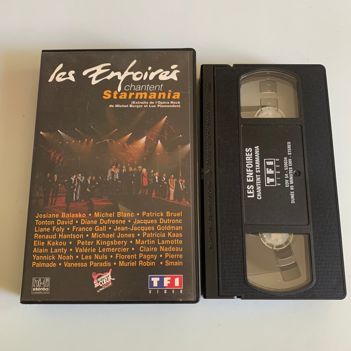 Les Enfoirés - Les Enfoirés Chantent Starmania - VHS 1993 Occasion