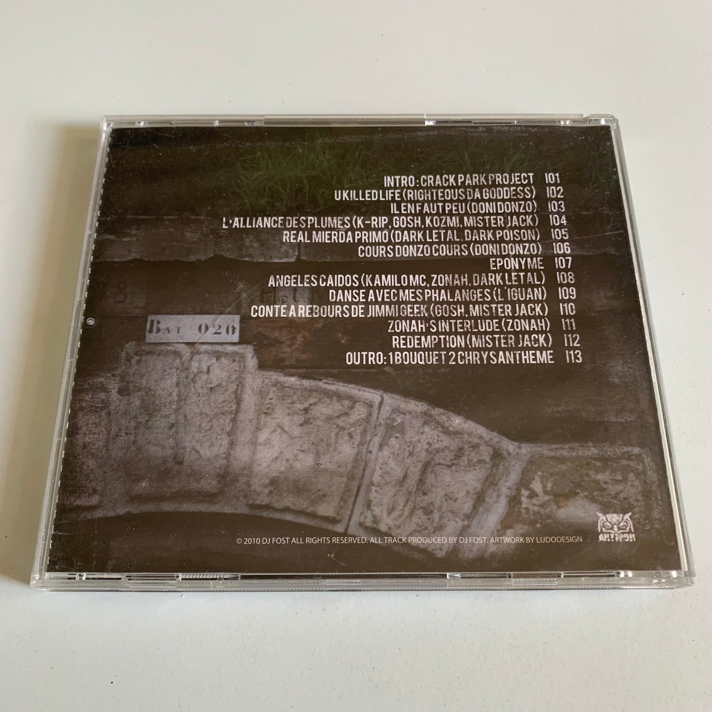 Dj Fost - Crack Park - 2010 Occasion