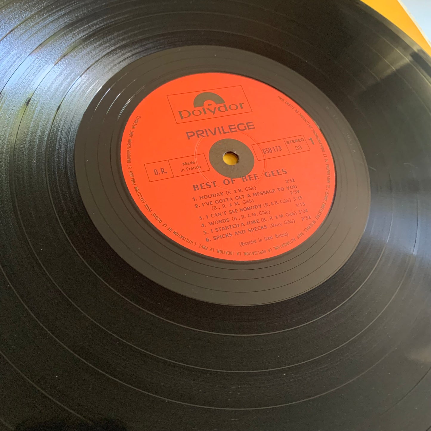 Bee Gees - Best Of Bee Gees - LP 1969 Occasion