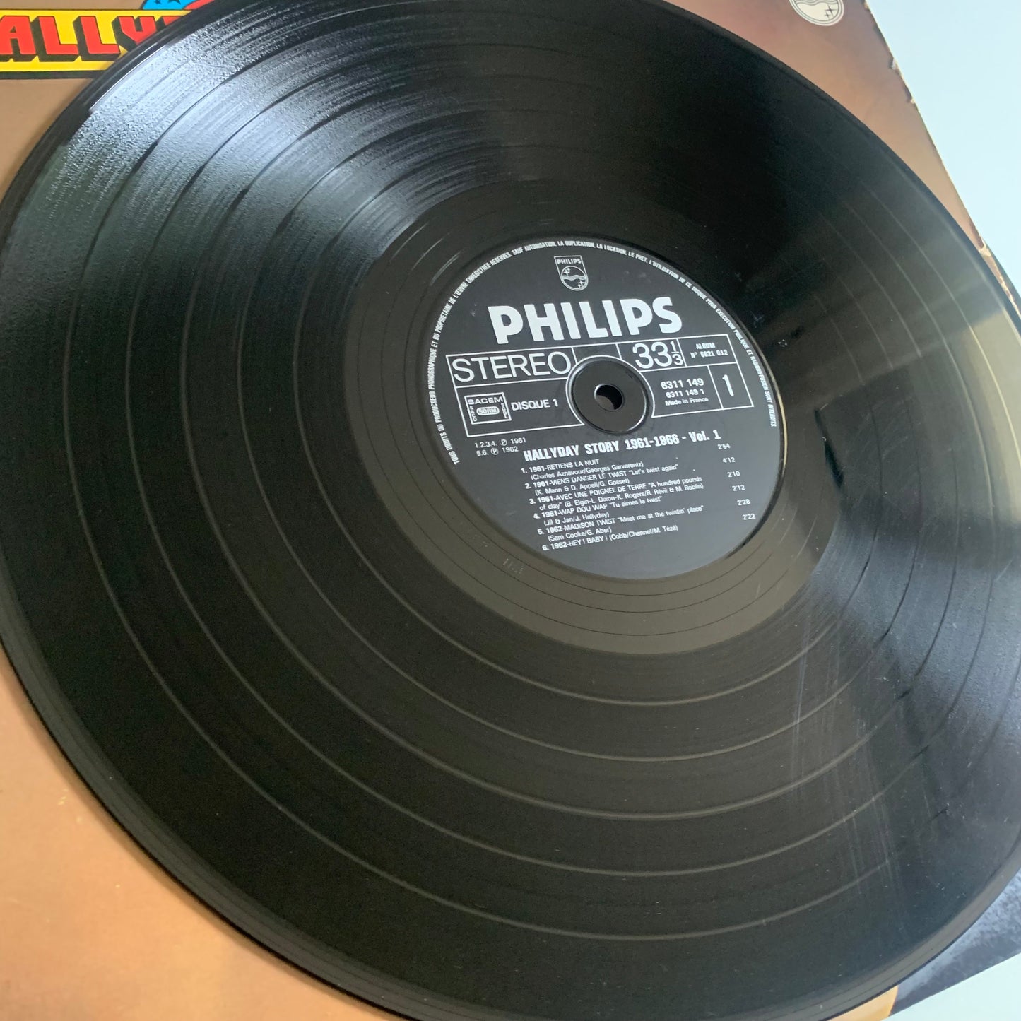 Johnny Hallyday - 1961-1966 - Double LP 1975 Occasion