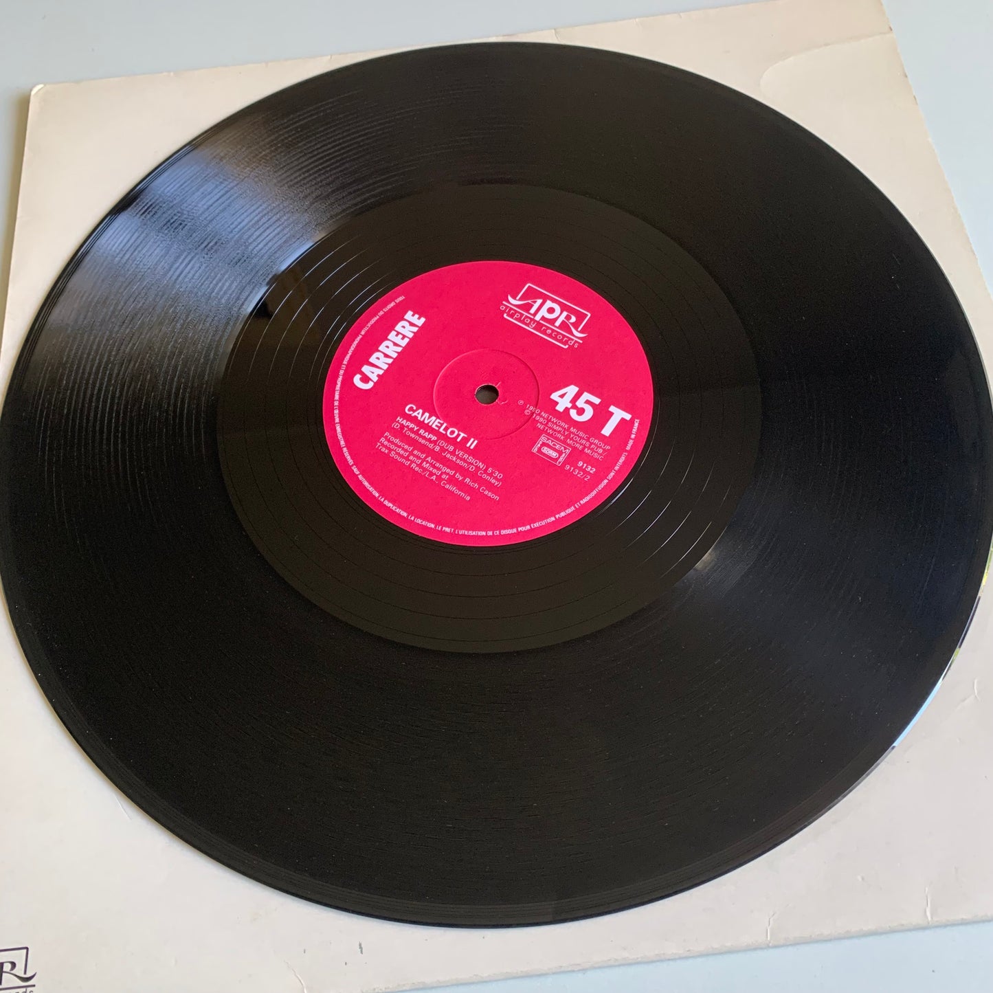 Camelot II - Happy Rapp - Maxi 45t. 1990 Occasion
