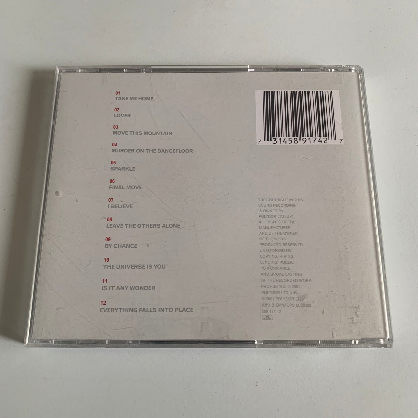 CD - Sophie Ellis-Bextor - Read My Lips - 2001 Occasion