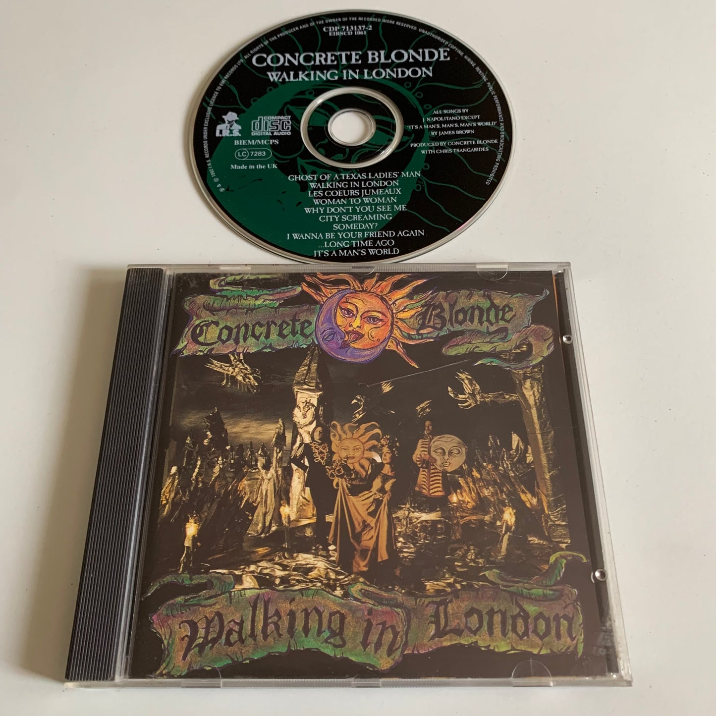 CD - Concrete Blonde - Walking In London - 1992 Occasion