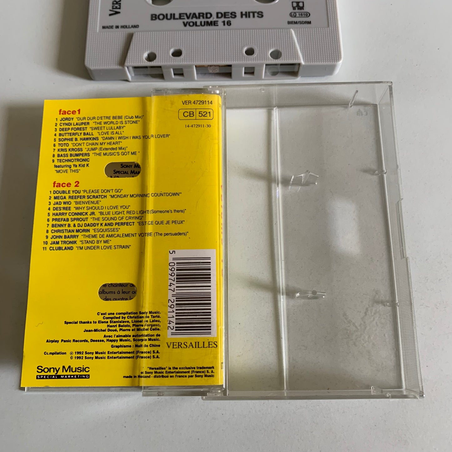 Variétés Compilation - Boulevard Des Hits Volume 16 - 1992 Occasion