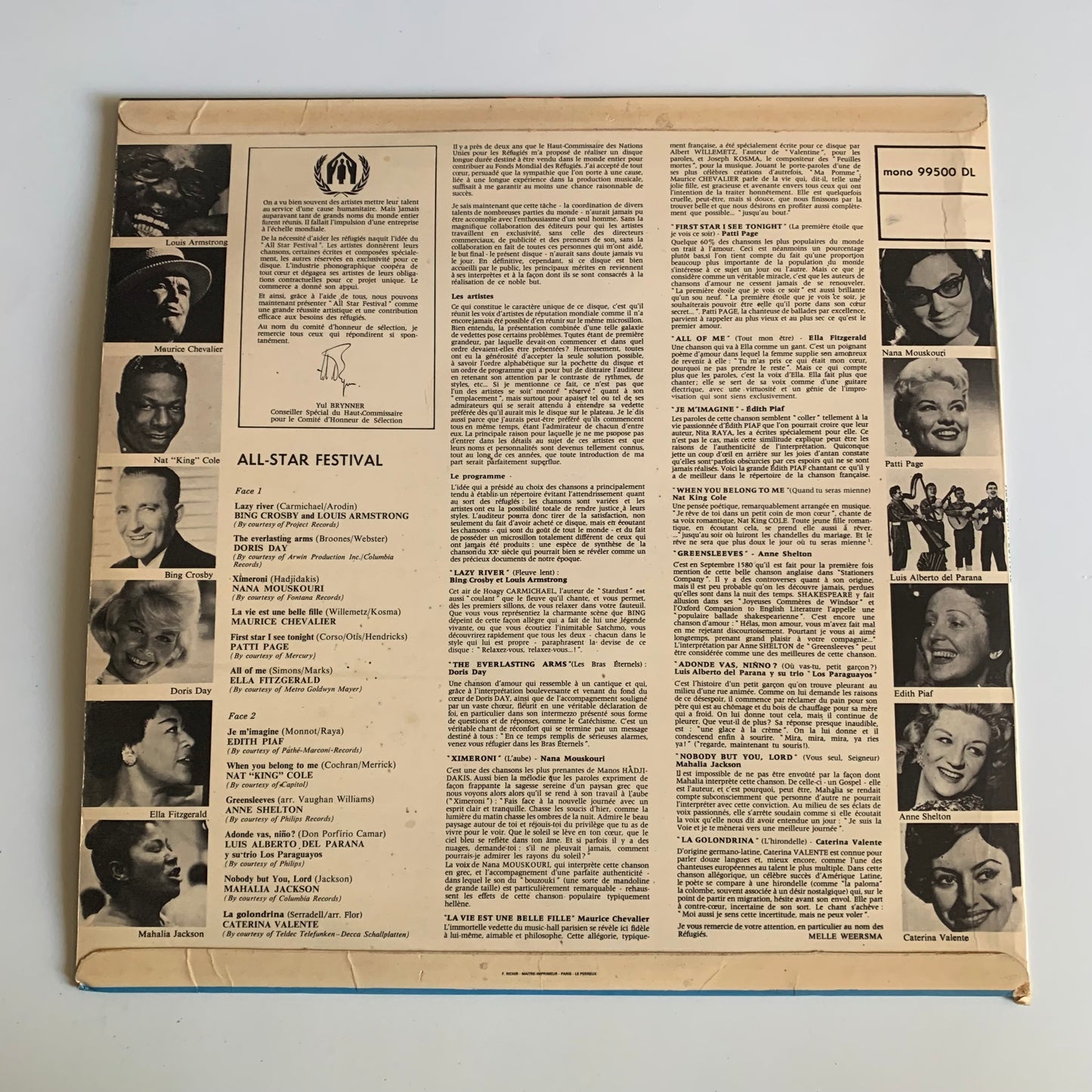 Variétés Compilation - All Star Festival - LP 1963 Occasion