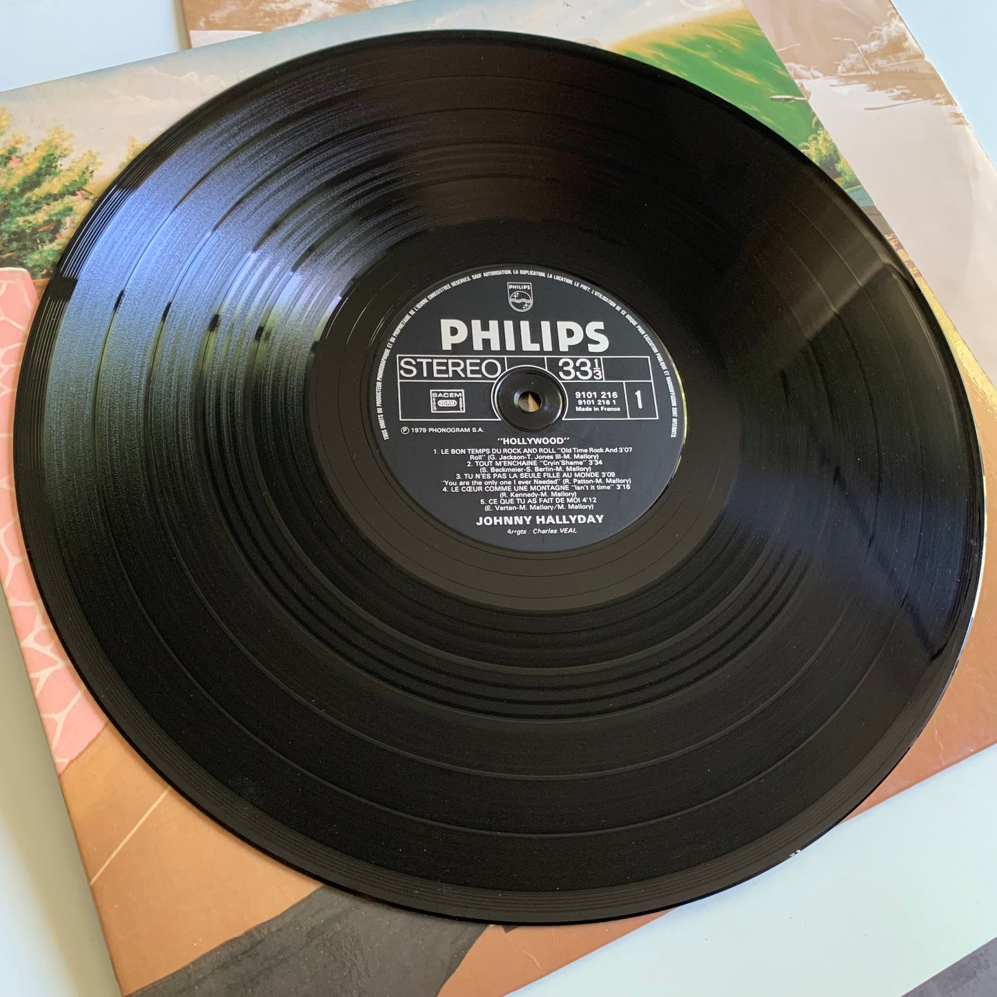 Johnny Hallyday- Hollywood - LP 1979 Occasion